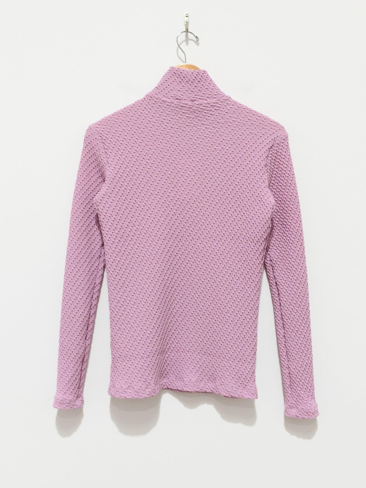 Namu Shop - Babaco Shrink Knit Turtleneck - Lavender Pink