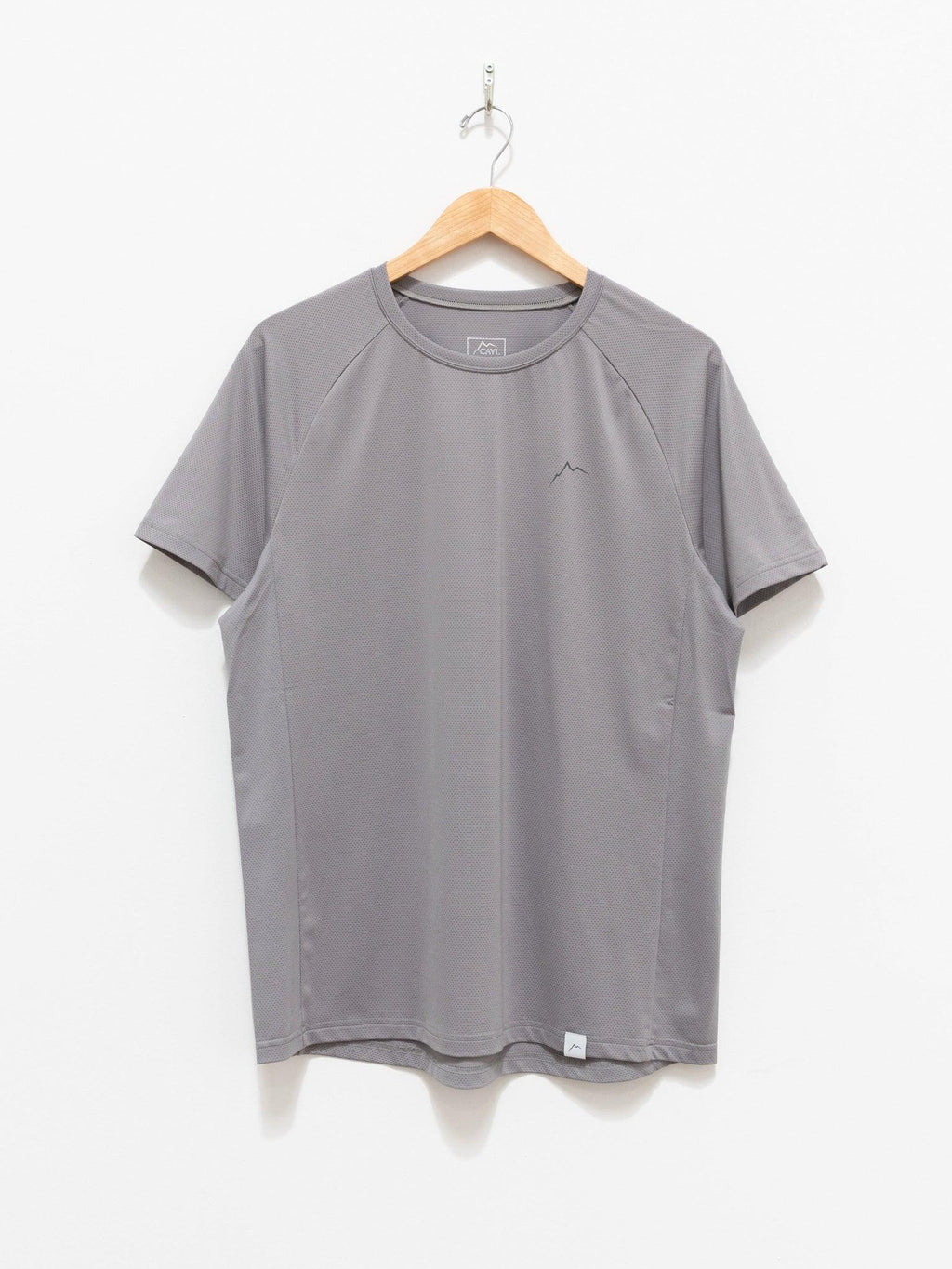 Namu Shop - CAYL Logo Mesh Short Sleeve Tee - Light Gray