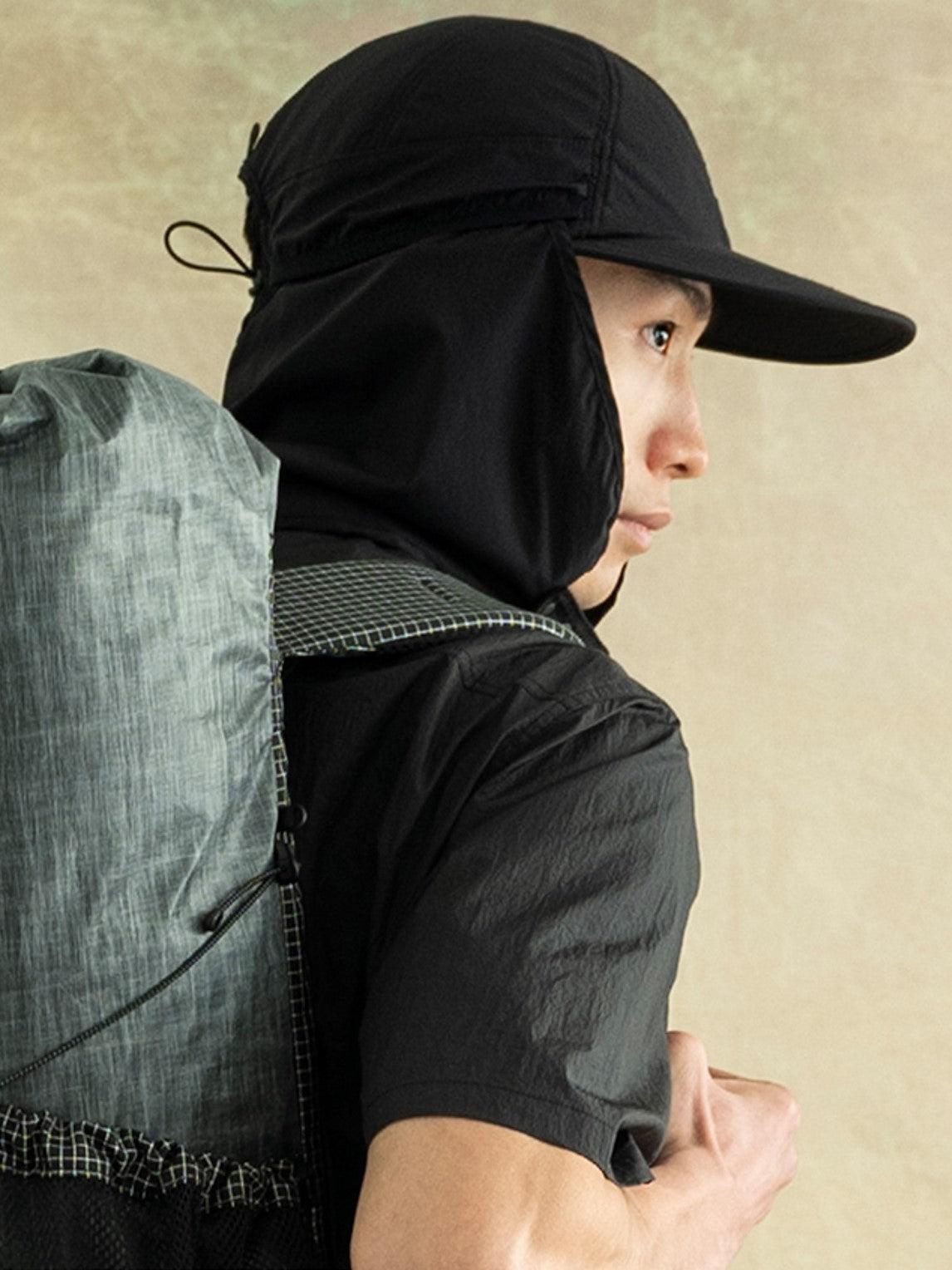 Namu Shop - CAYL Stretch Nylon Sunvisor Cap - Black
