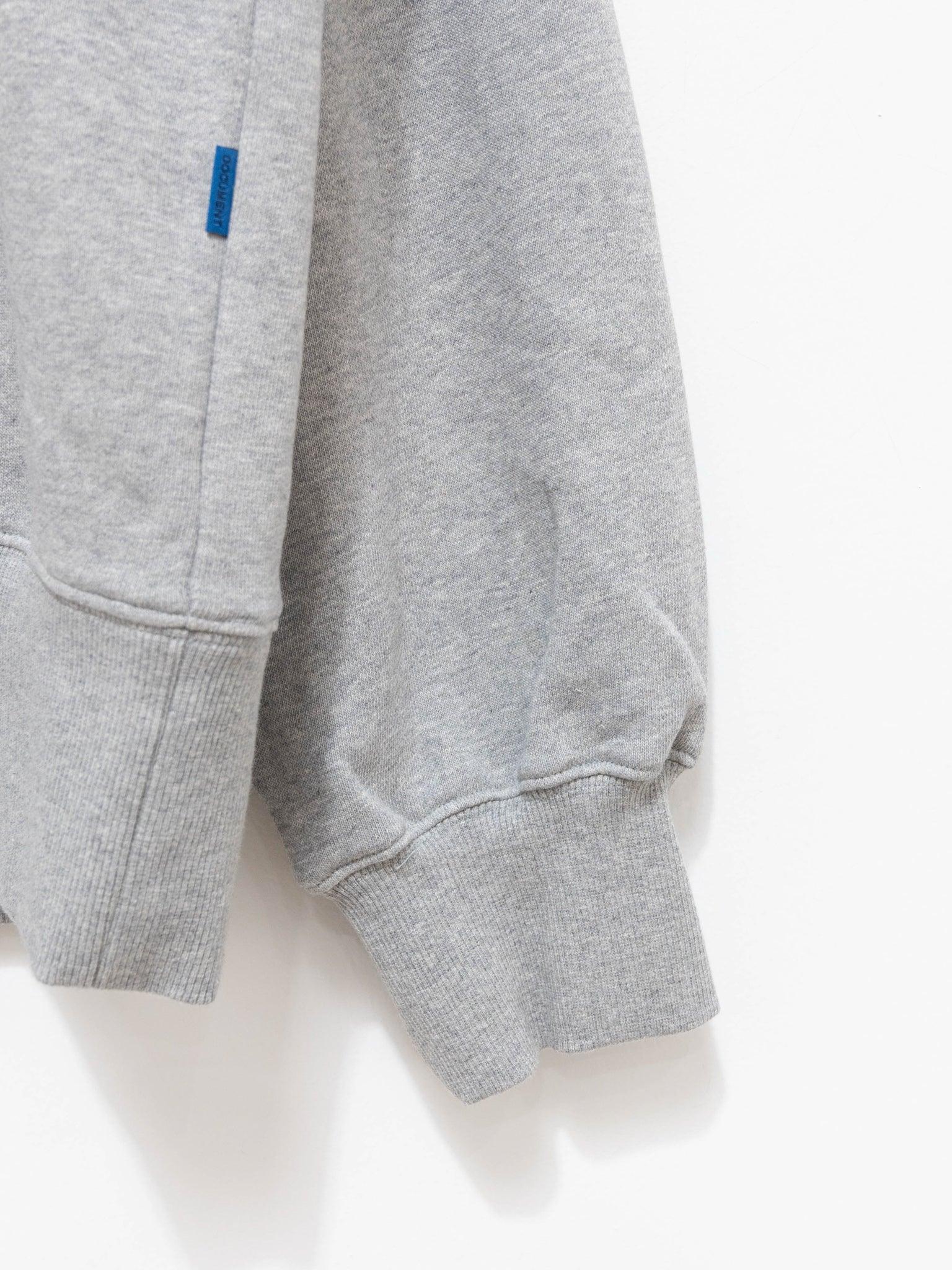 Namu Shop - Document Back Logo Sweatshirt - Gray