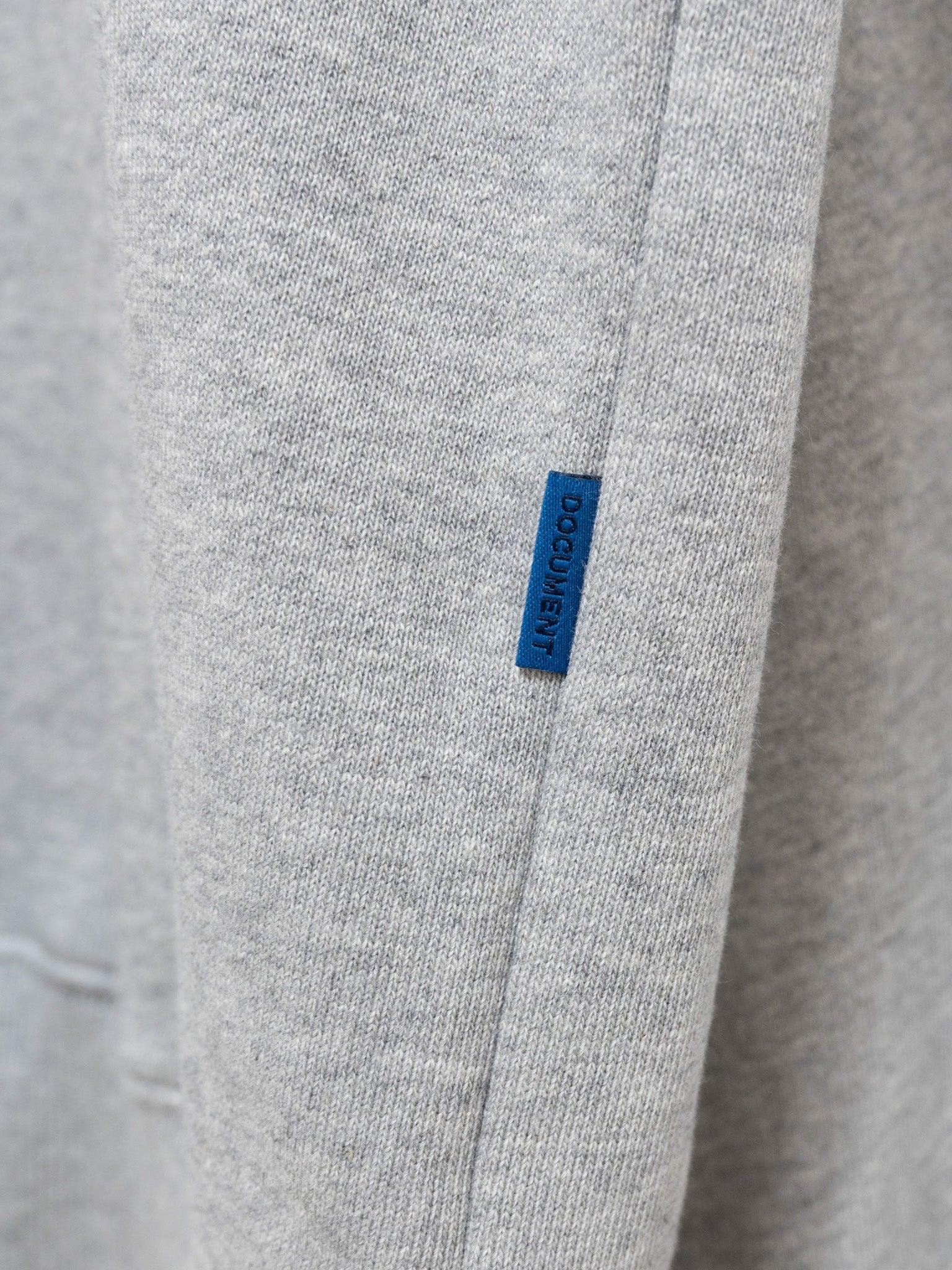 Namu Shop - Document Back Logo Sweatshirt - Gray