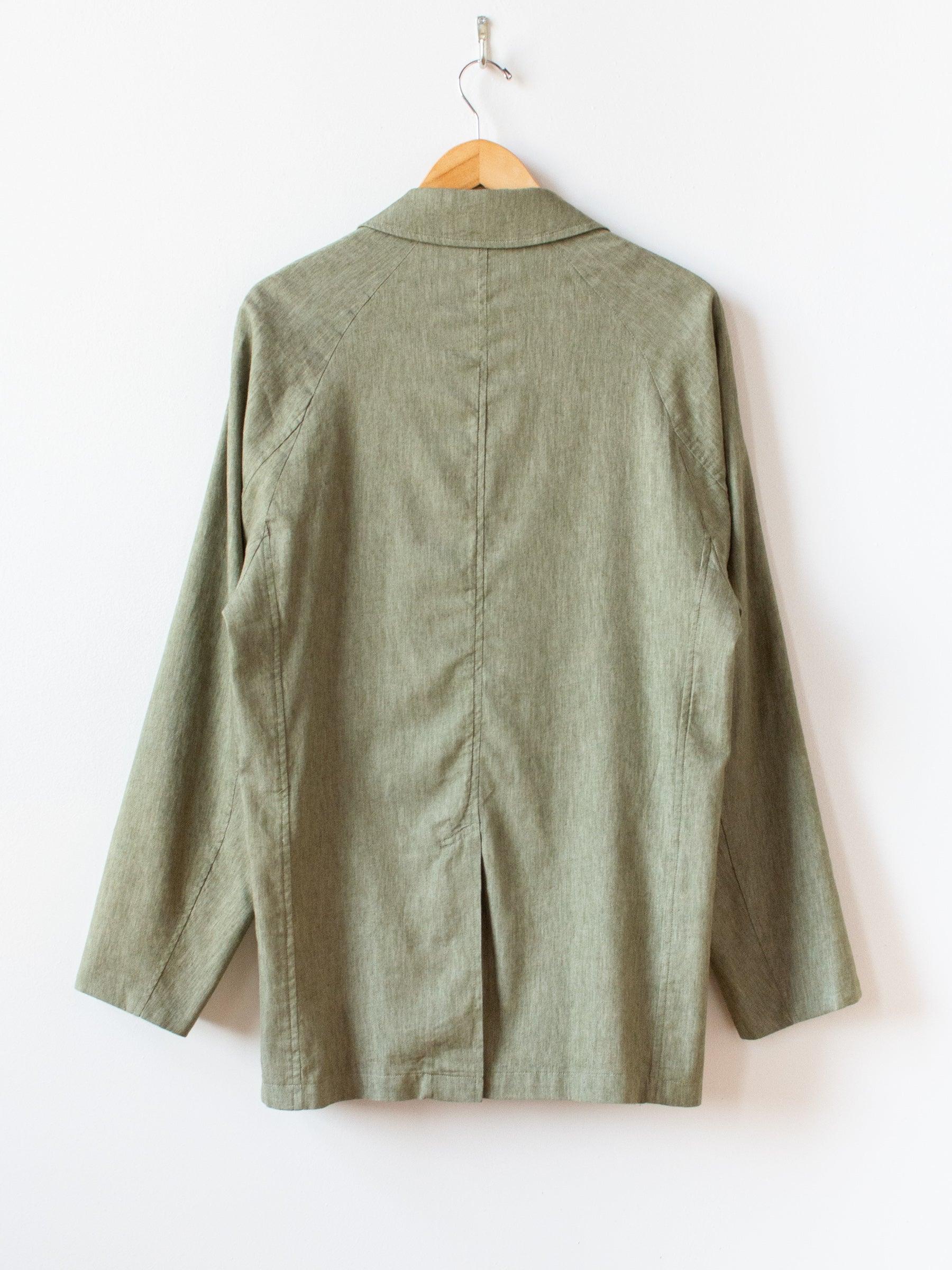 Namu Shop - Document Co/Li Stretch Denim Raglan Jacket - Green