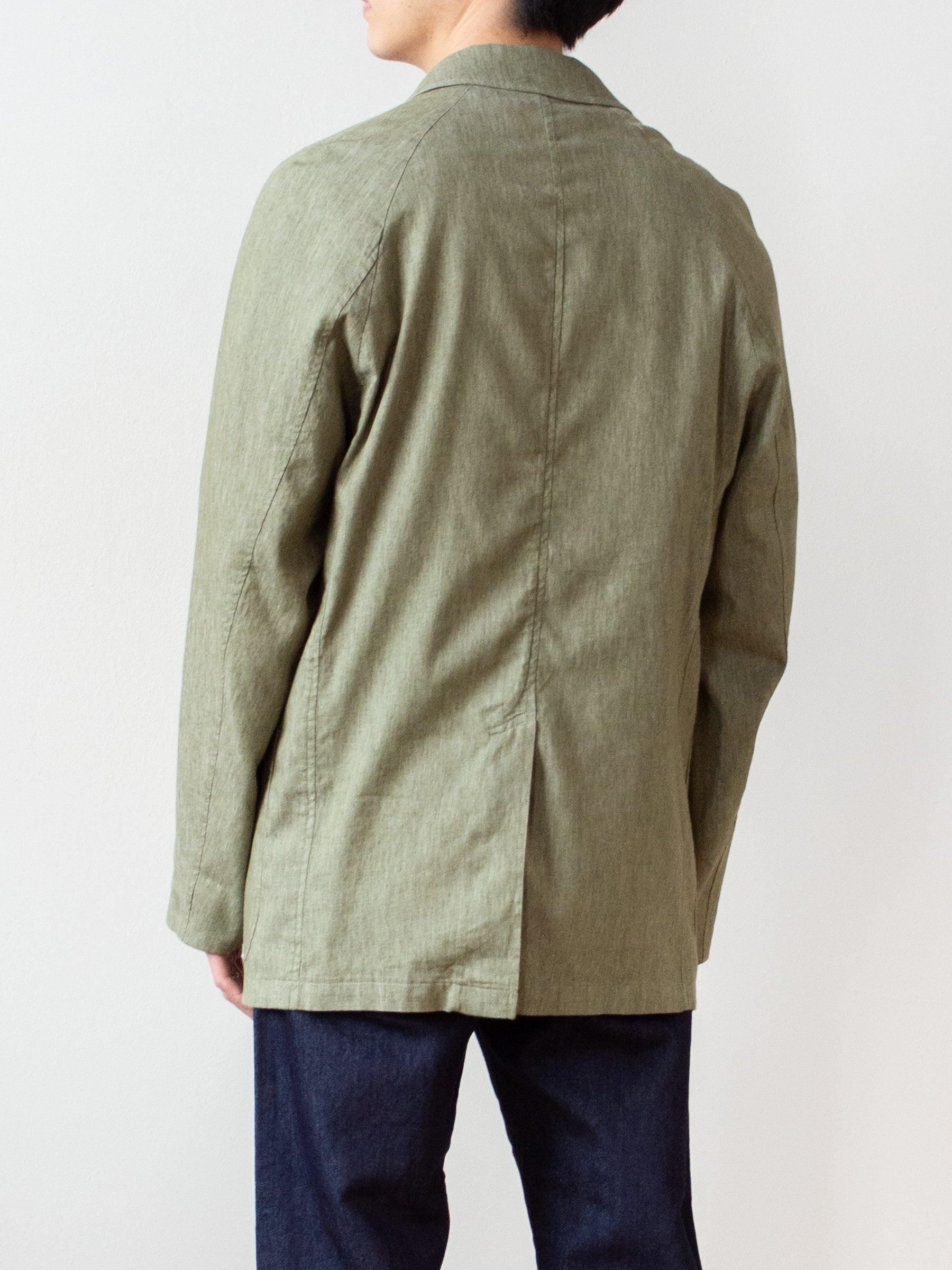 Namu Shop - Document Co/Li Stretch Denim Raglan Jacket - Green
