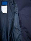 Namu Shop - Document Down Robe Hooded Coat - Navy