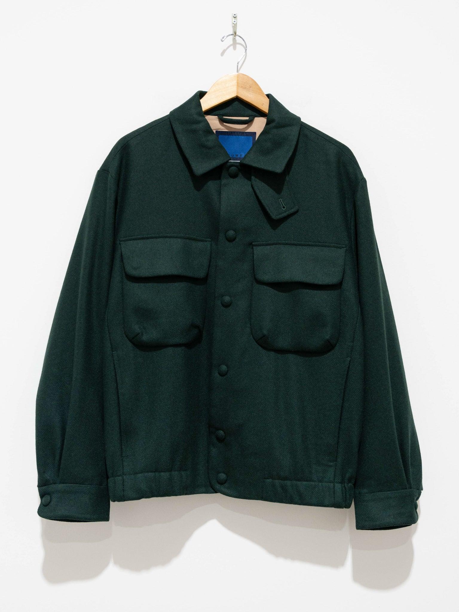 Namu Shop - Document English Wool CPO Jacket - Forest Green (restocked)