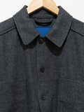 Namu Shop - Document English Wool Shirting Jacket - Gray