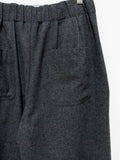Namu Shop - Document English Wool Tucked Trousers - Gray