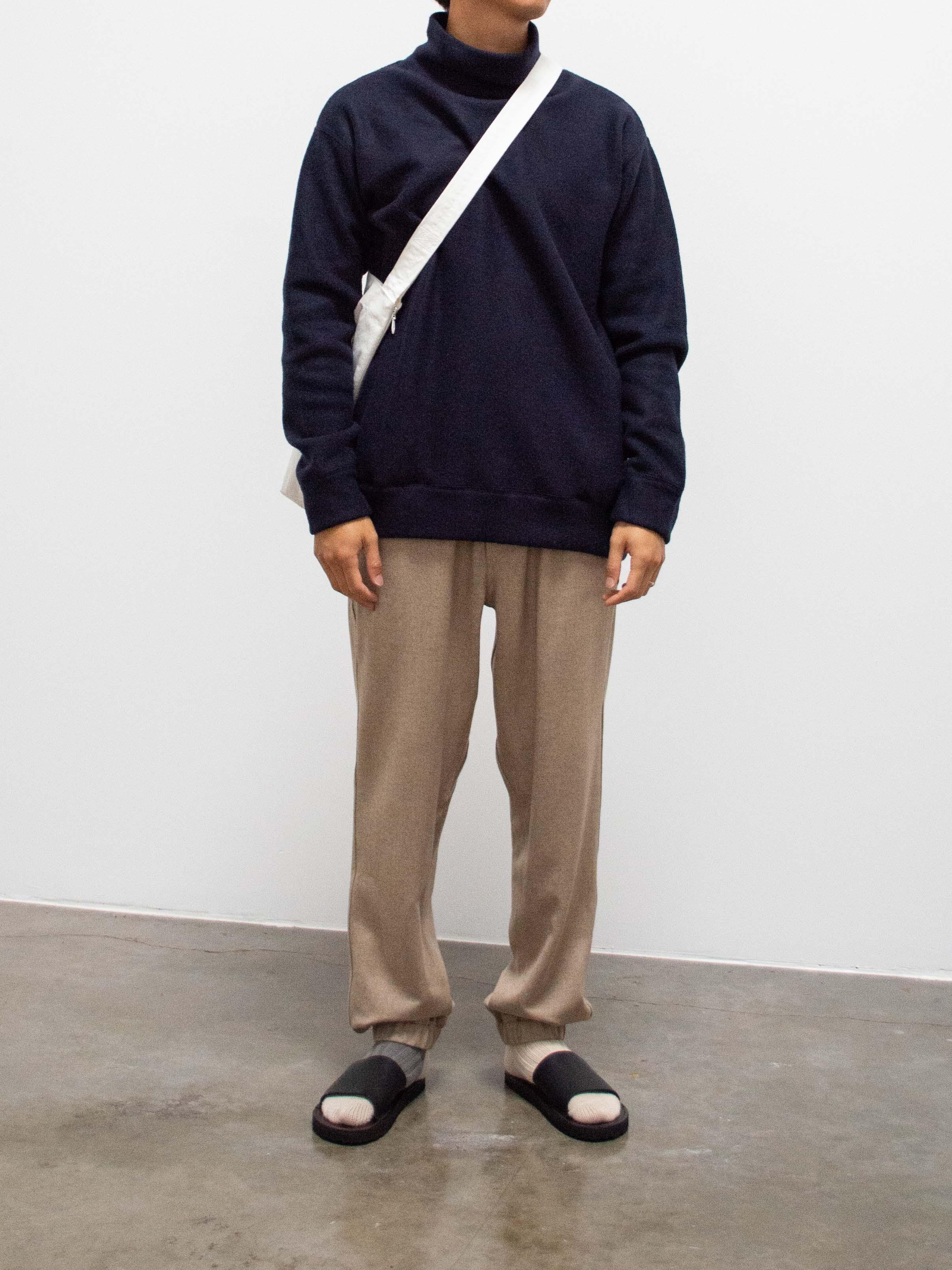 Namu Shop - Document Flexible Wool Easy Pants - Beige