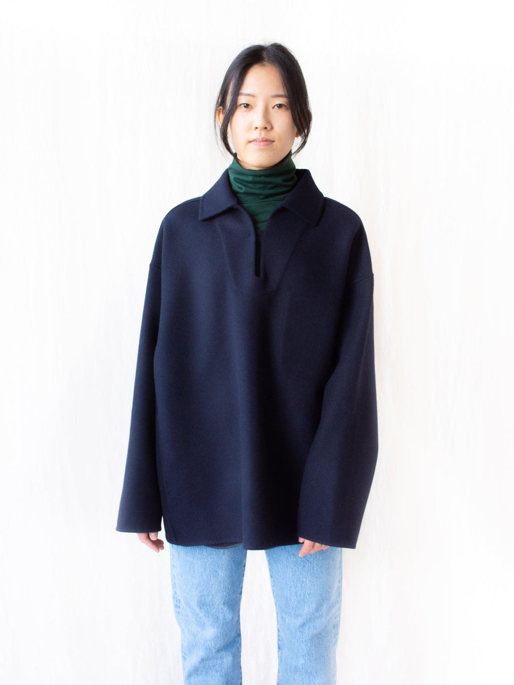 Namu Shop - Document Handmade Wool Smock Coat