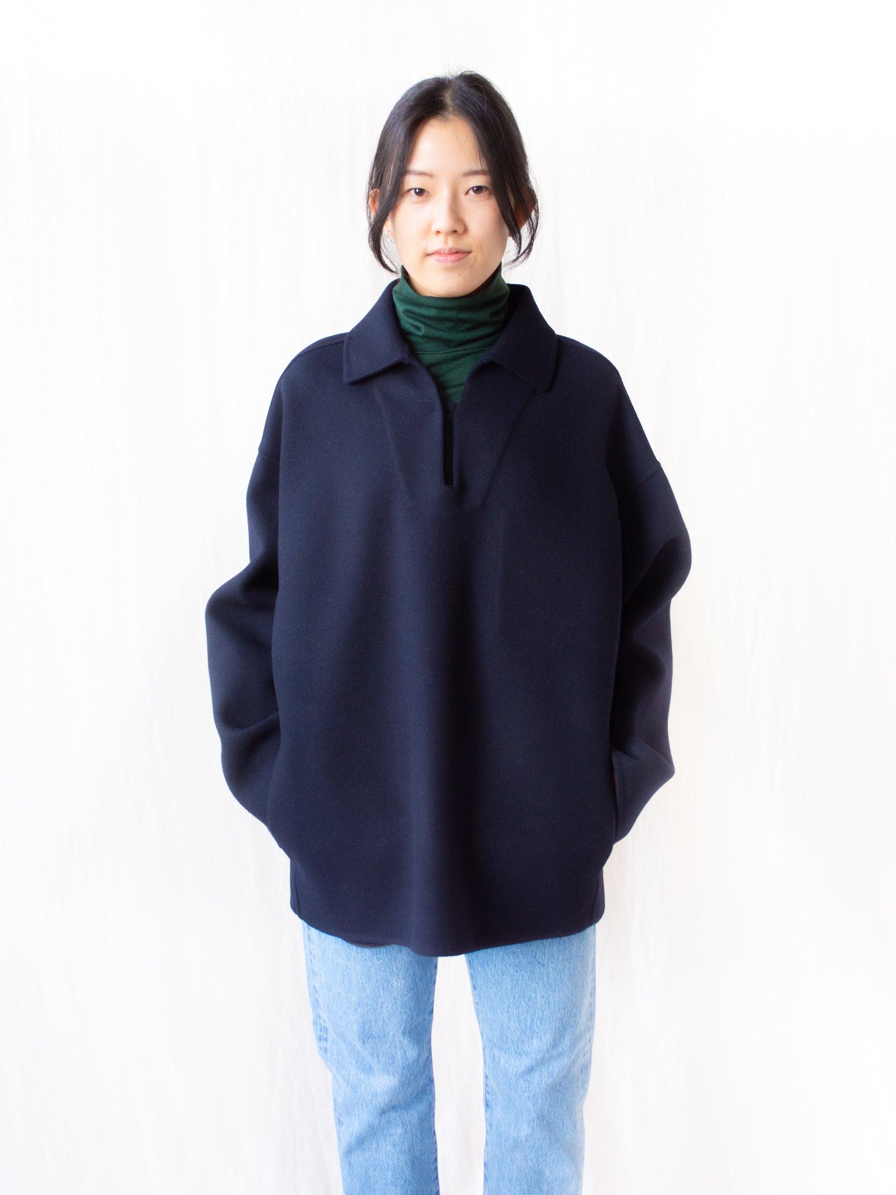 Namu Shop - Document Handmade Wool Smock Coat