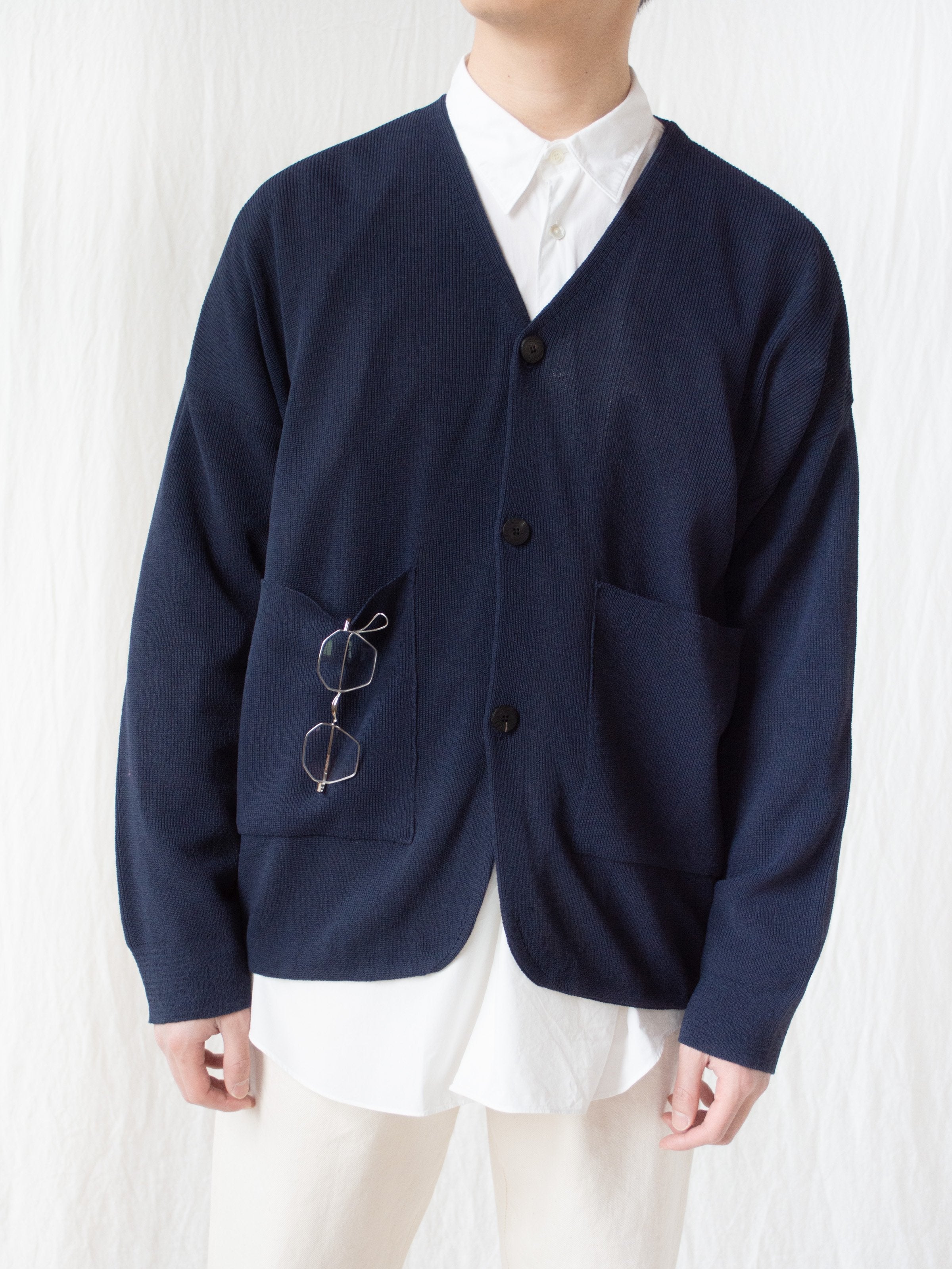 Namu Shop - Document Hanji Paper Relaxed Cardigan