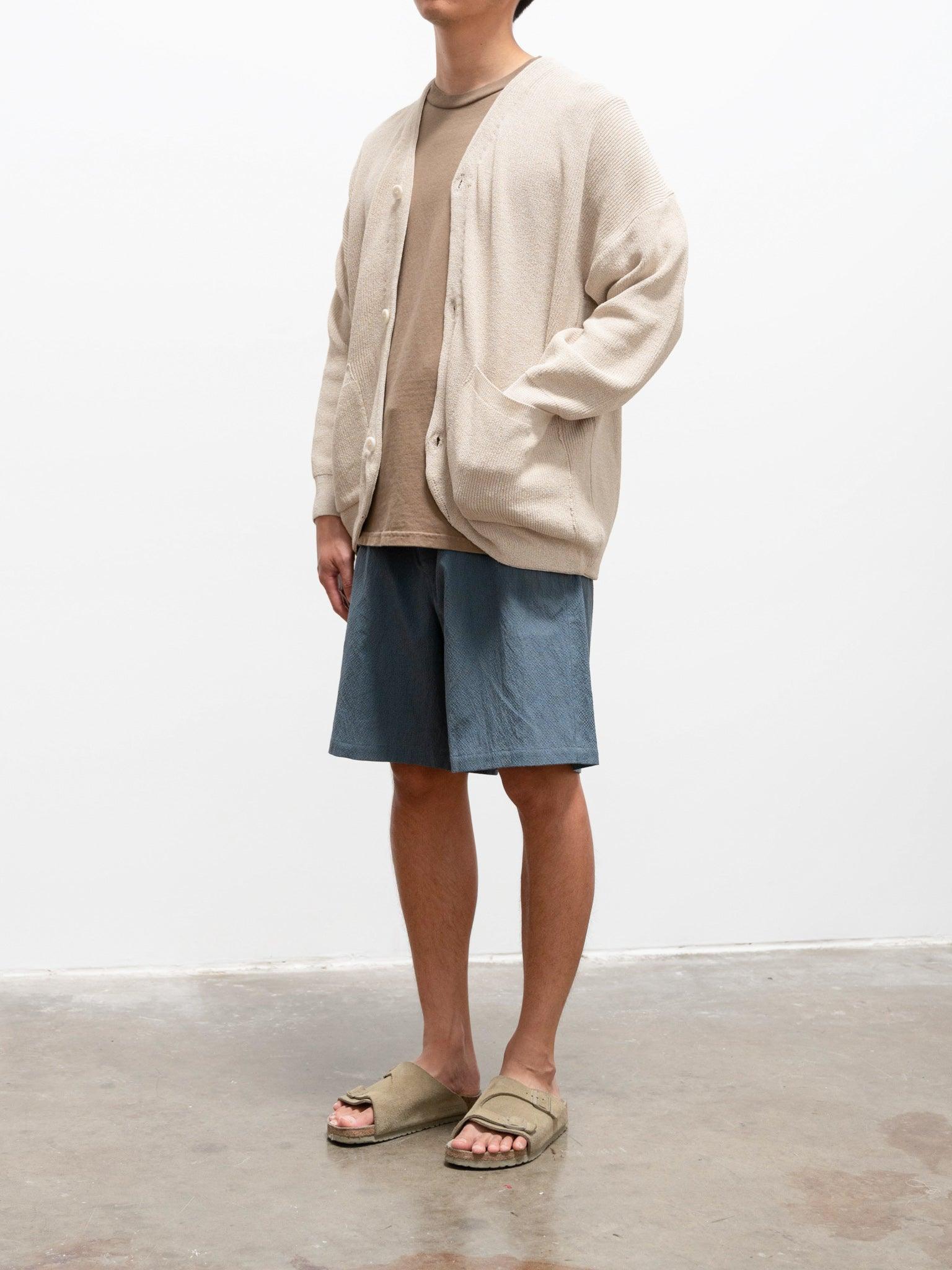 Namu Shop - Document Hanji Paper Relaxed Cardigan - Beige