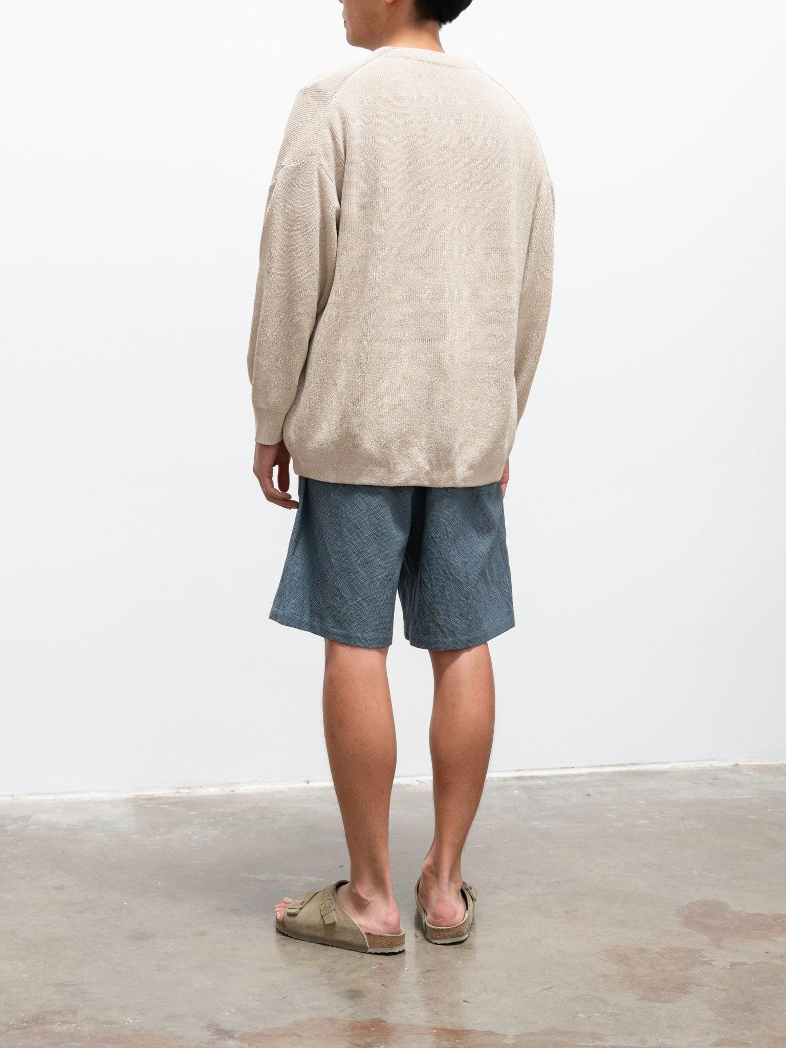Namu Shop - Document Hanji Paper Relaxed Cardigan - Beige