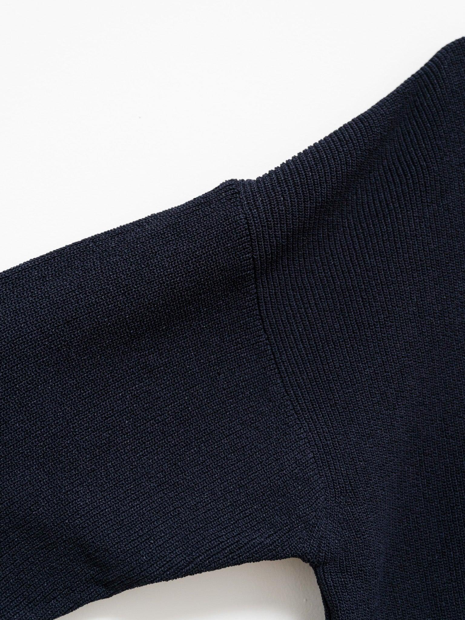 Namu Shop - Document Hanji Paper Relaxed Cardigan - Navy