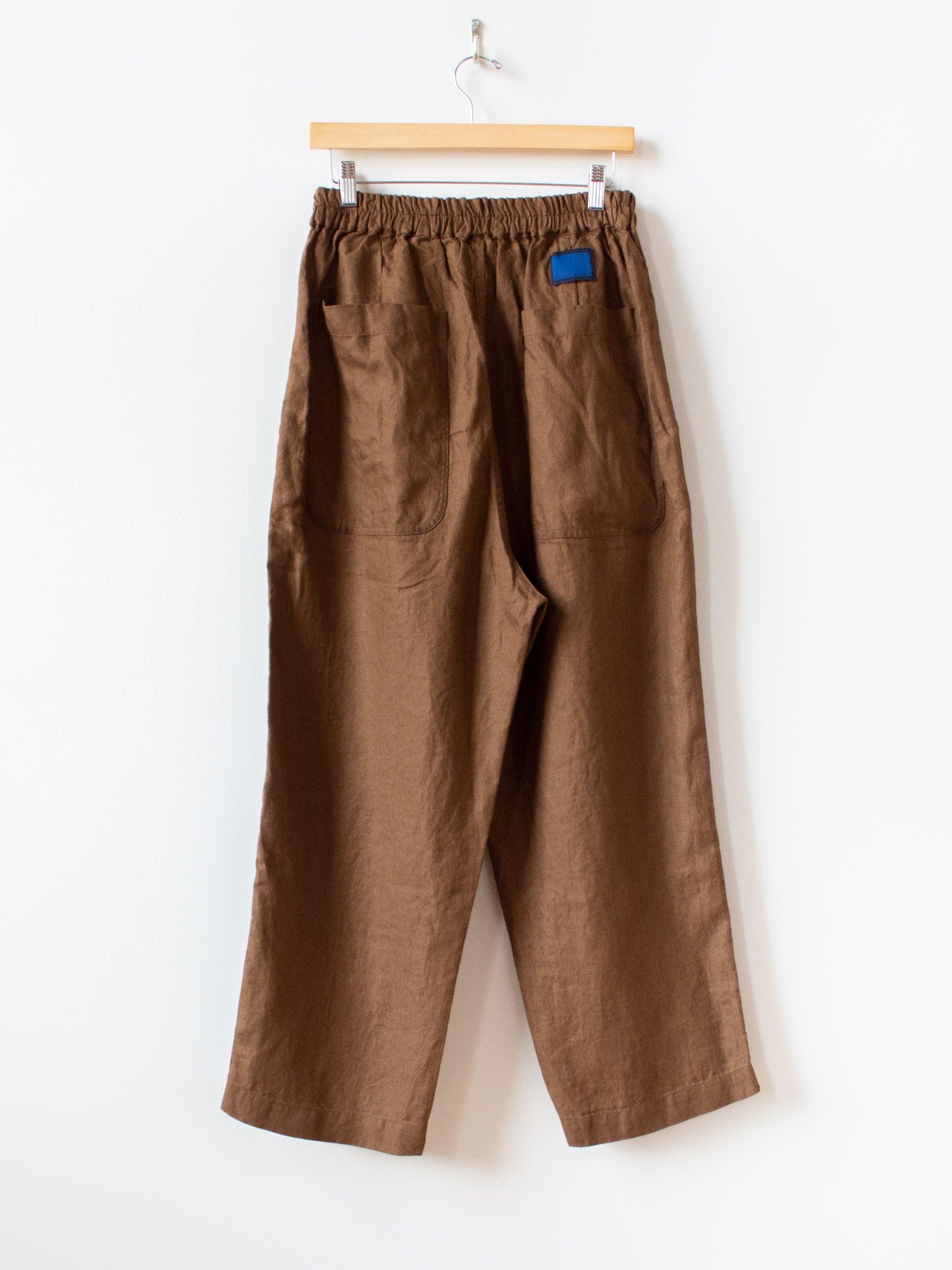 Namu Shop - Document Irish Linen Painter Pants - Brown