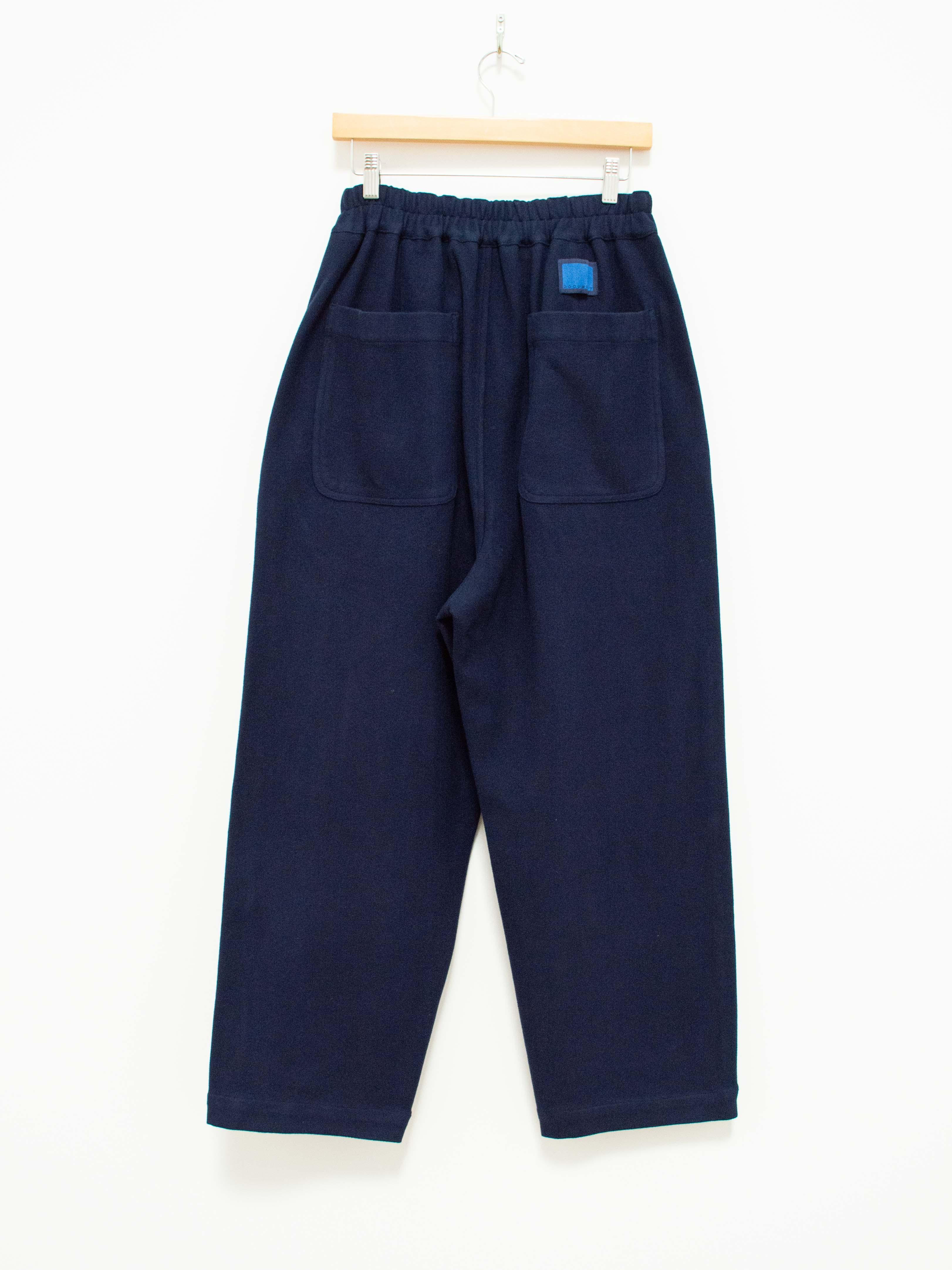 Namu Shop - Document Jersey Tucked Painter Pants - Blue Navy