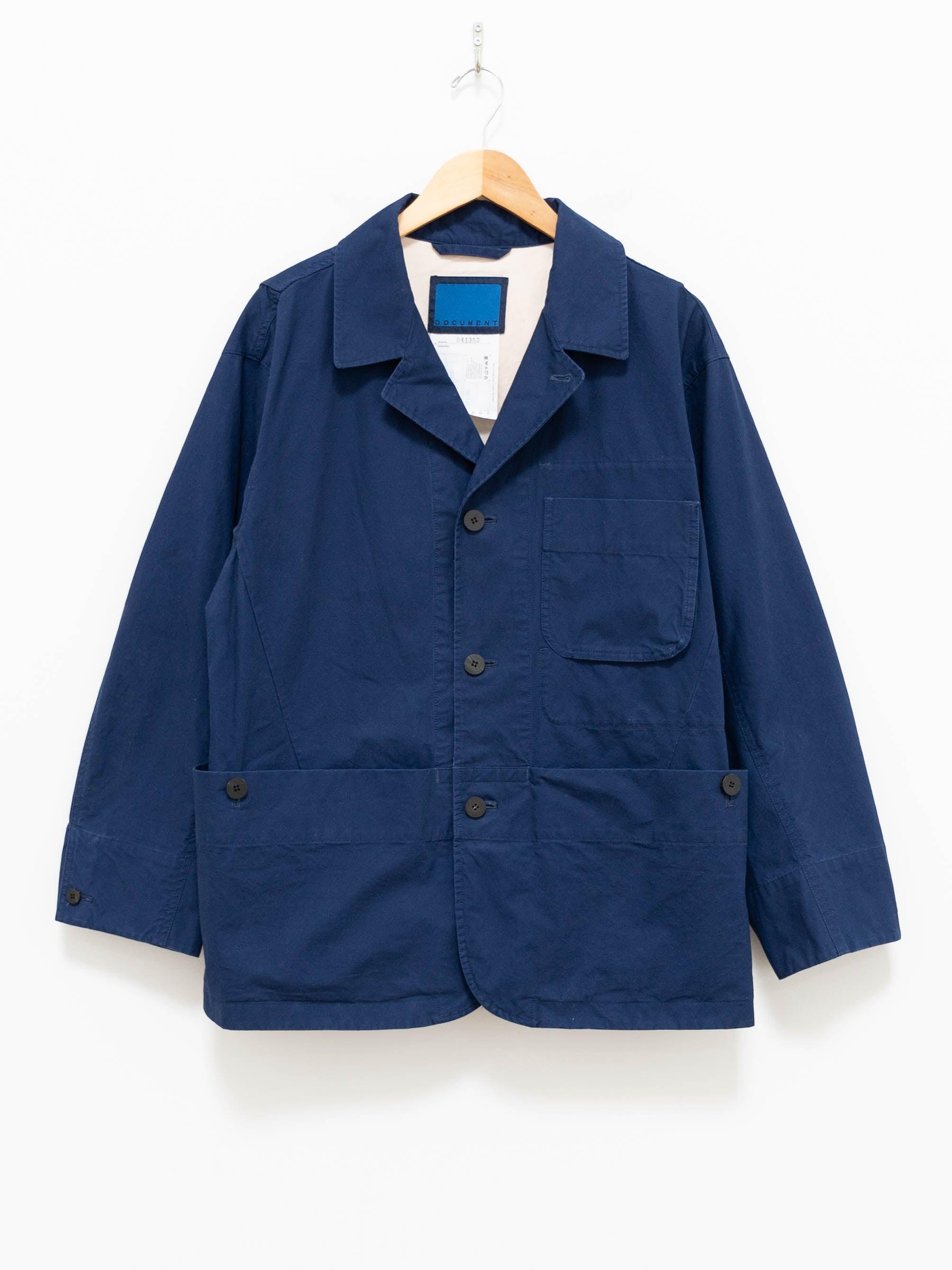 Namu Shop - Document Light Wax Fishing Jacket - Indigo