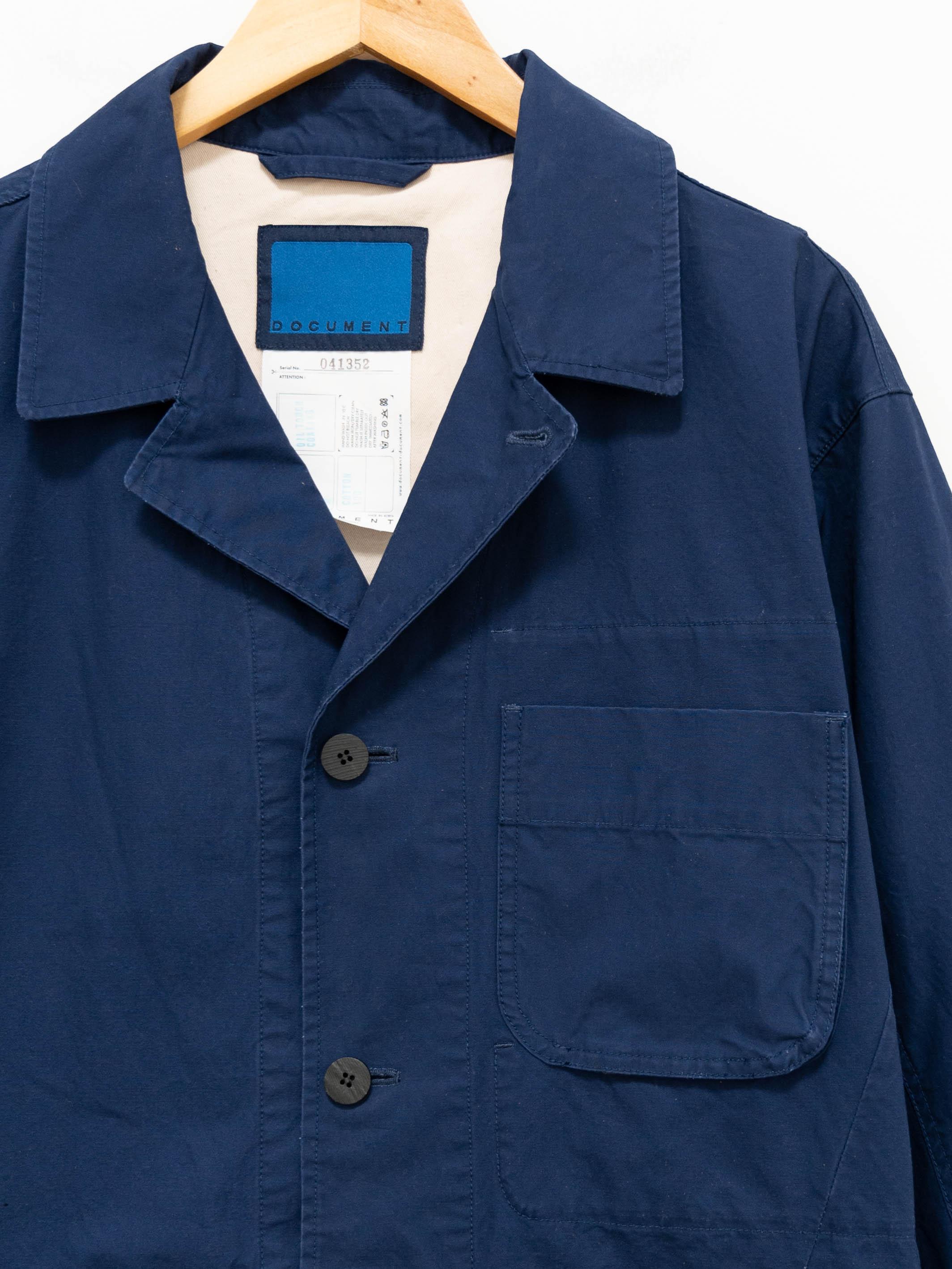 Namu Shop - Document Light Wax Fishing Jacket - Indigo