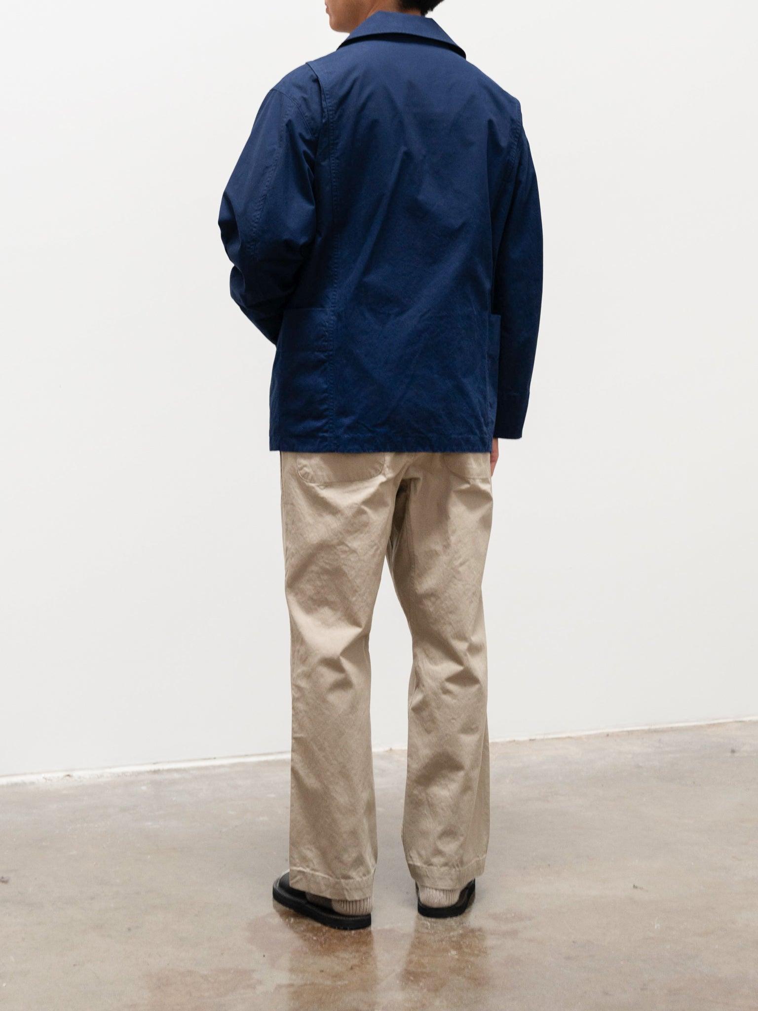 Namu Shop - Document Light Wax Fishing Jacket - Indigo