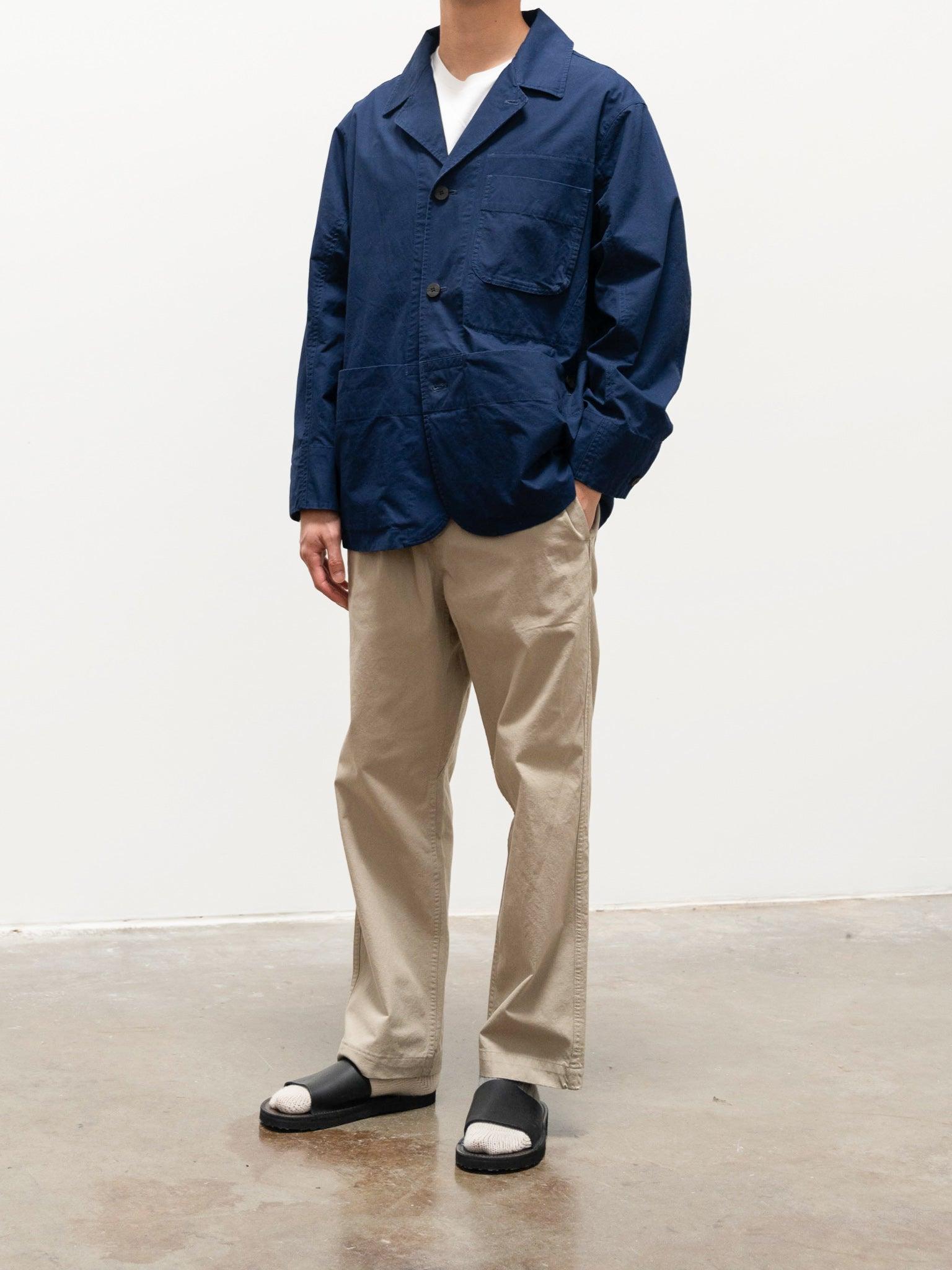 Namu Shop - Document Light Wax Fishing Jacket - Indigo