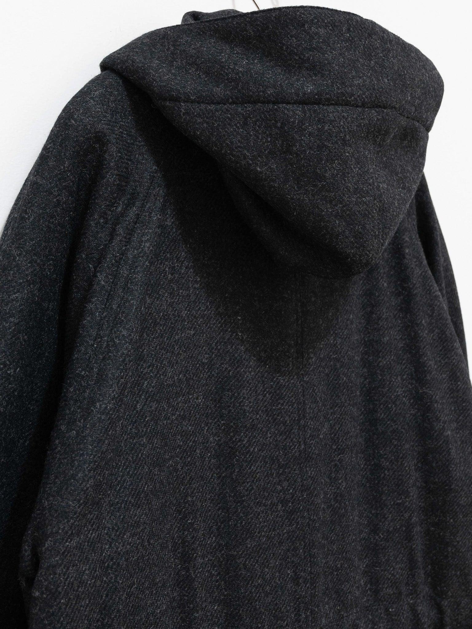 Namu Shop - Document Lightweight Padded Wool Parka - Dark Gray