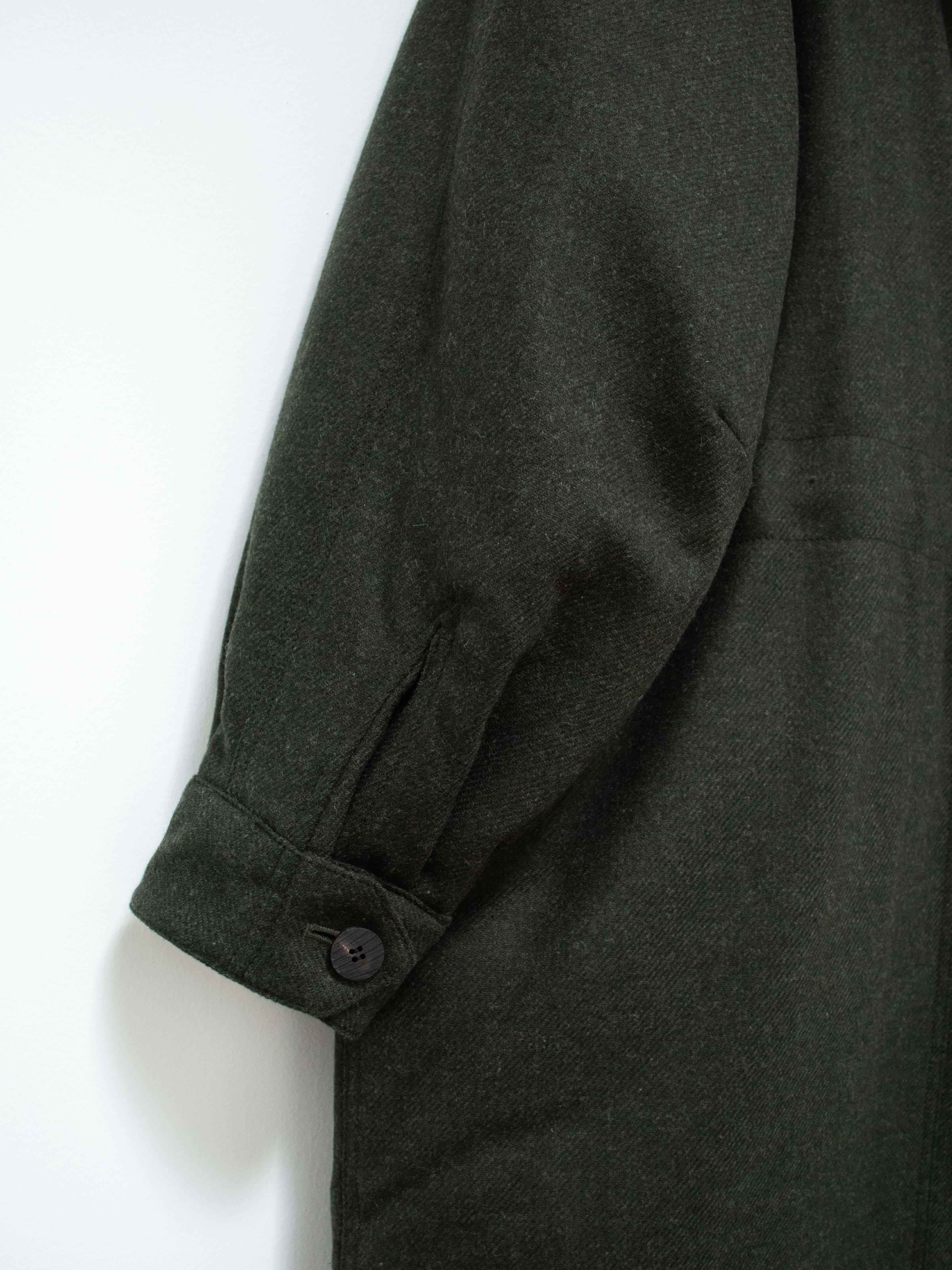 Namu Shop - Document Lightweight Padded Wool Parka - Forest Green
