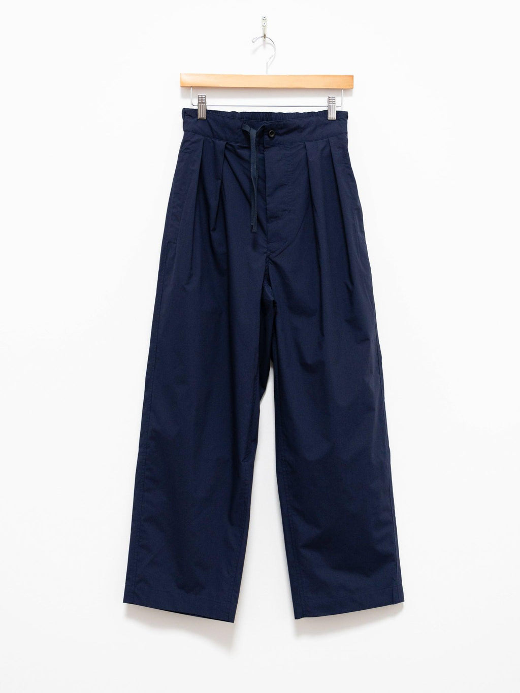 Namu Shop - Document Lightweight Tucked Pants - Navy