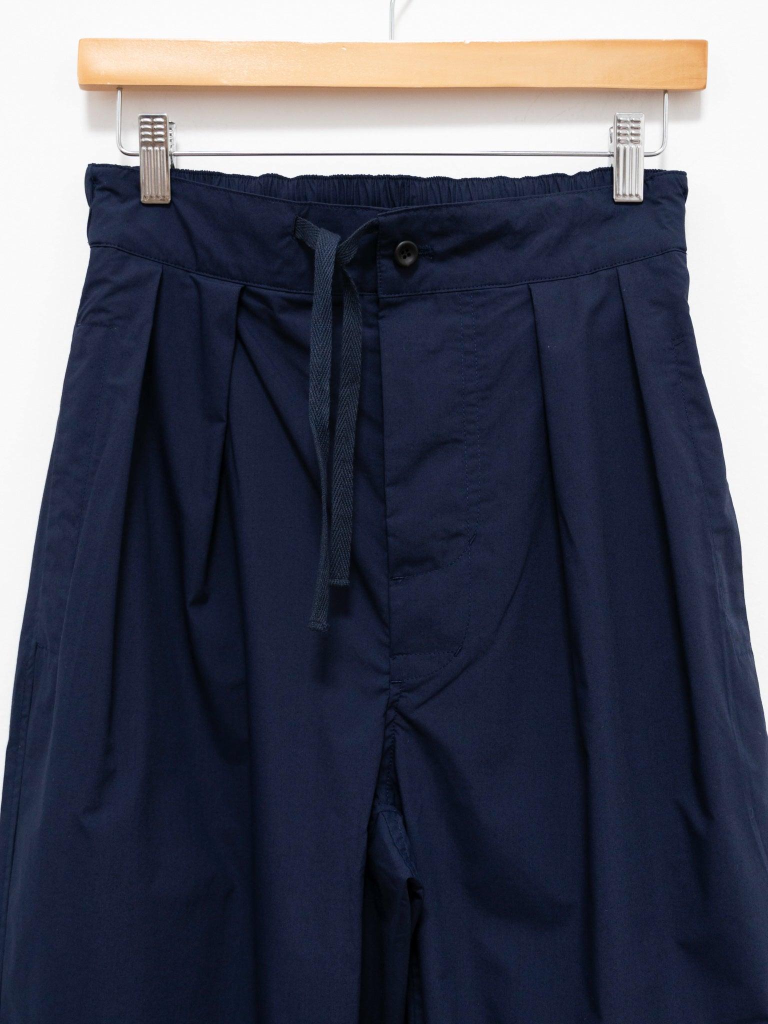 Namu Shop - Document Lightweight Tucked Pants - Navy