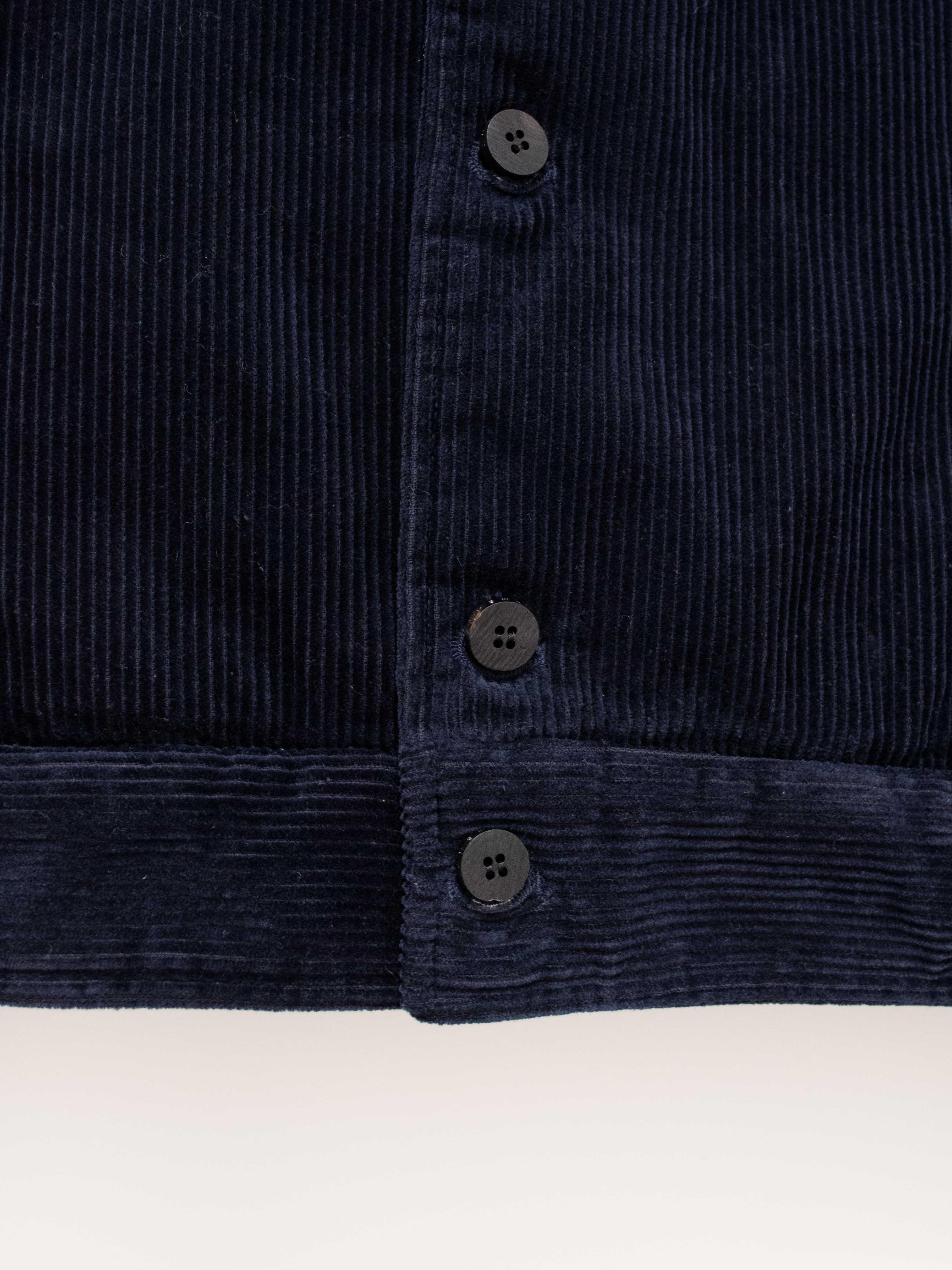 Namu Shop - Document Padded Corduroy Jacket - Navy