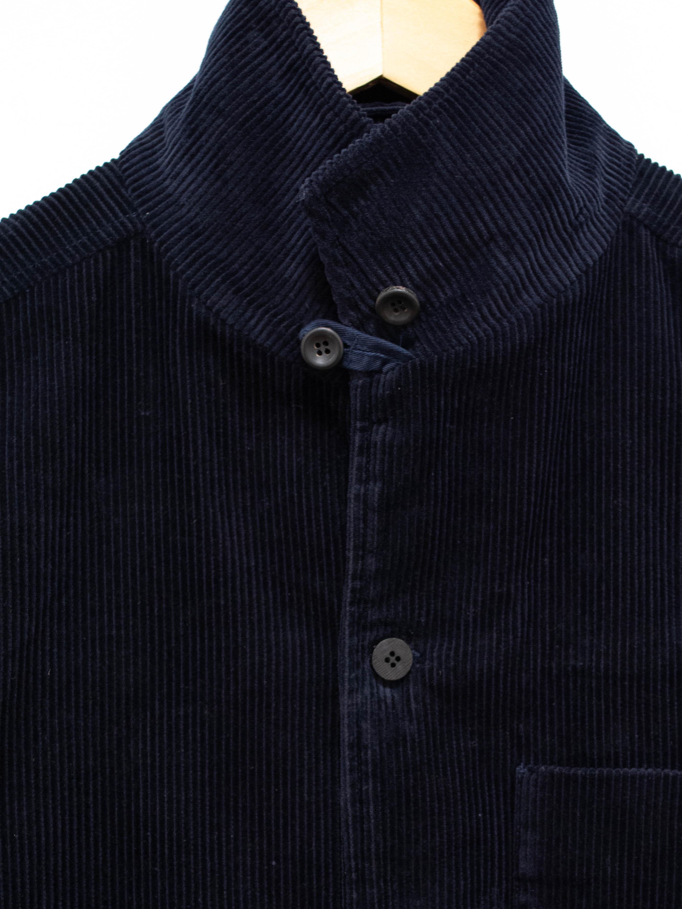 Namu Shop - Document Padded Corduroy Jacket - Navy