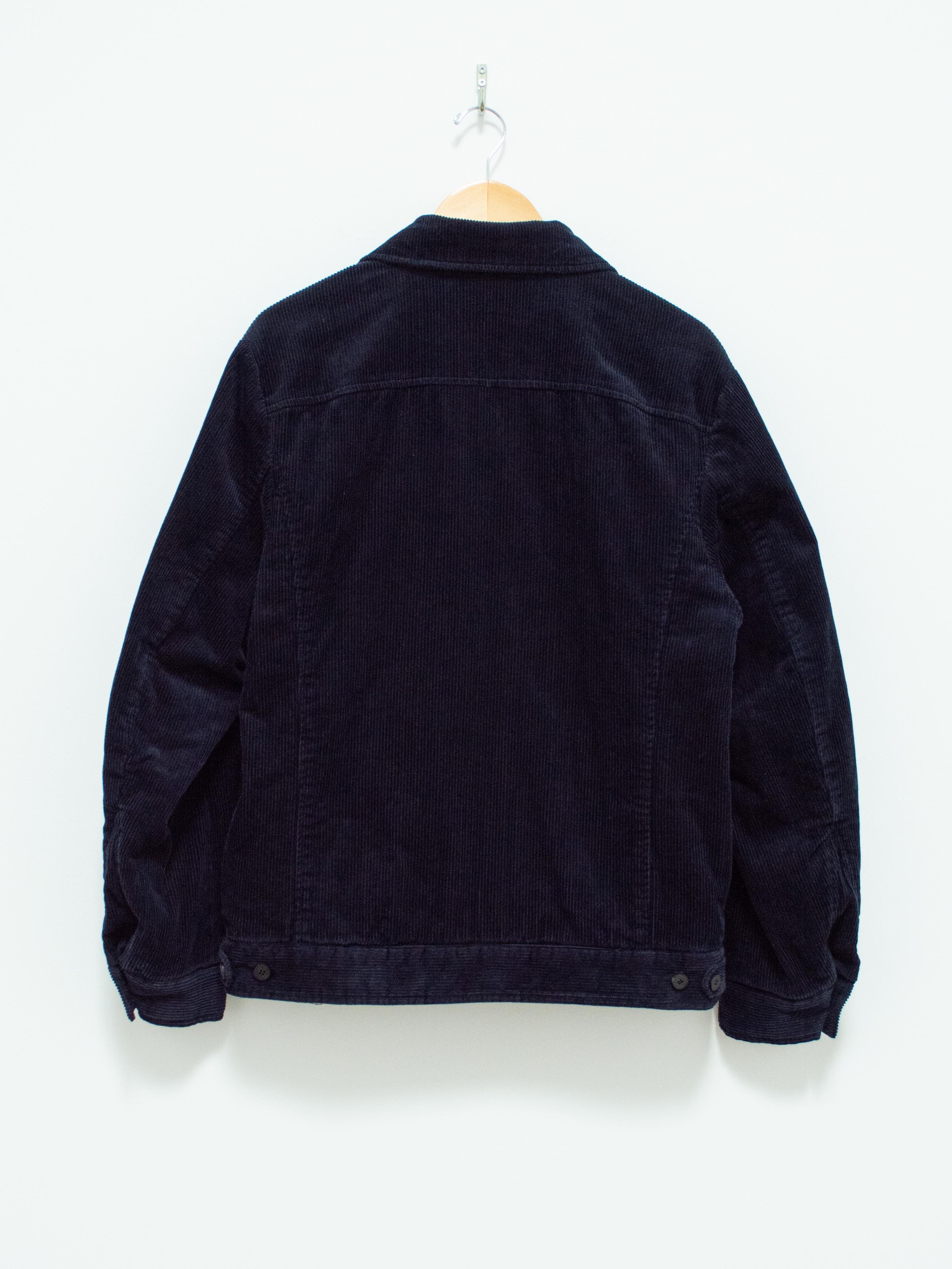 Namu Shop - Document Padded Corduroy Jacket - Navy