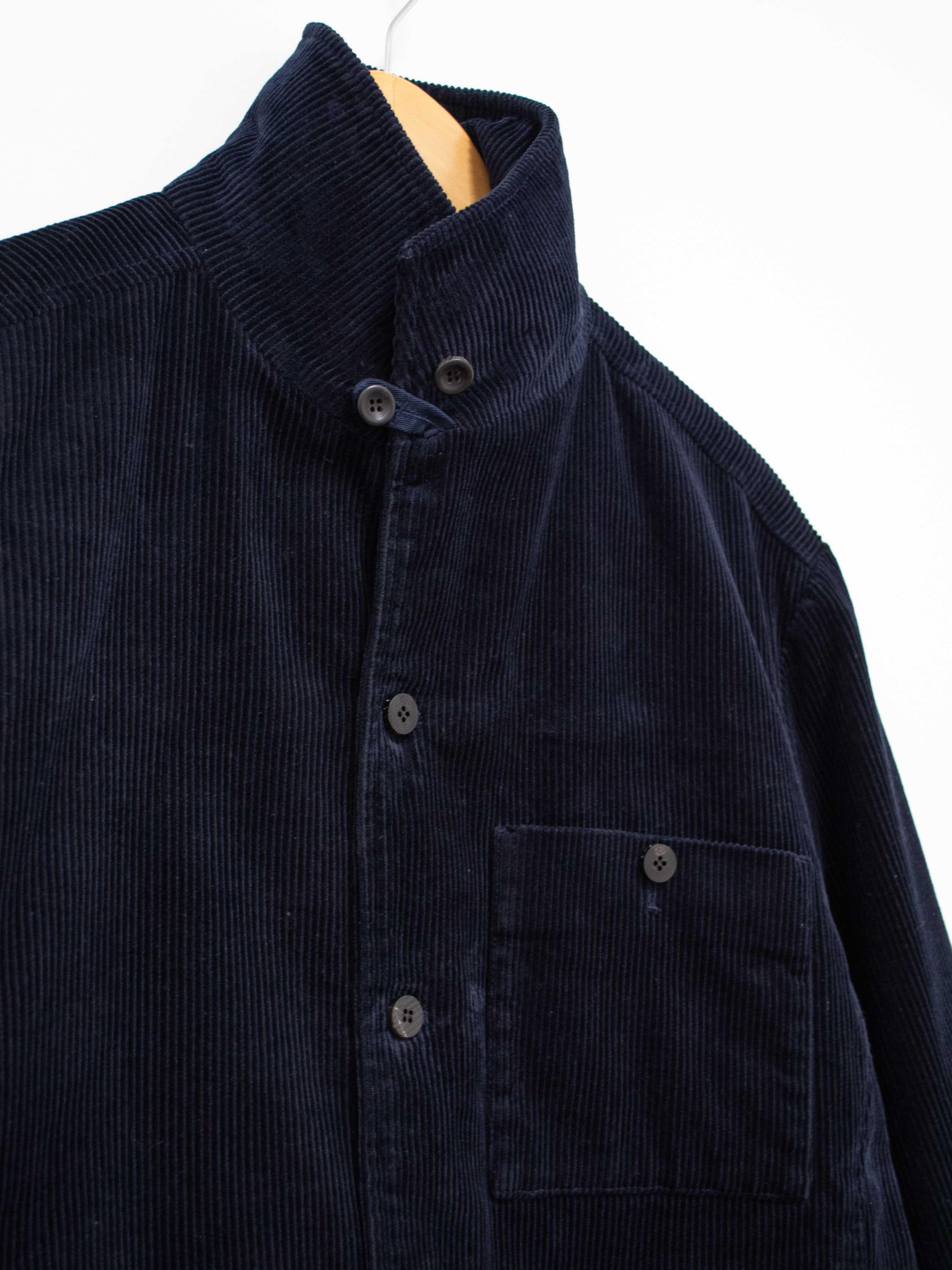 Namu Shop - Document Padded Corduroy Jacket - Navy