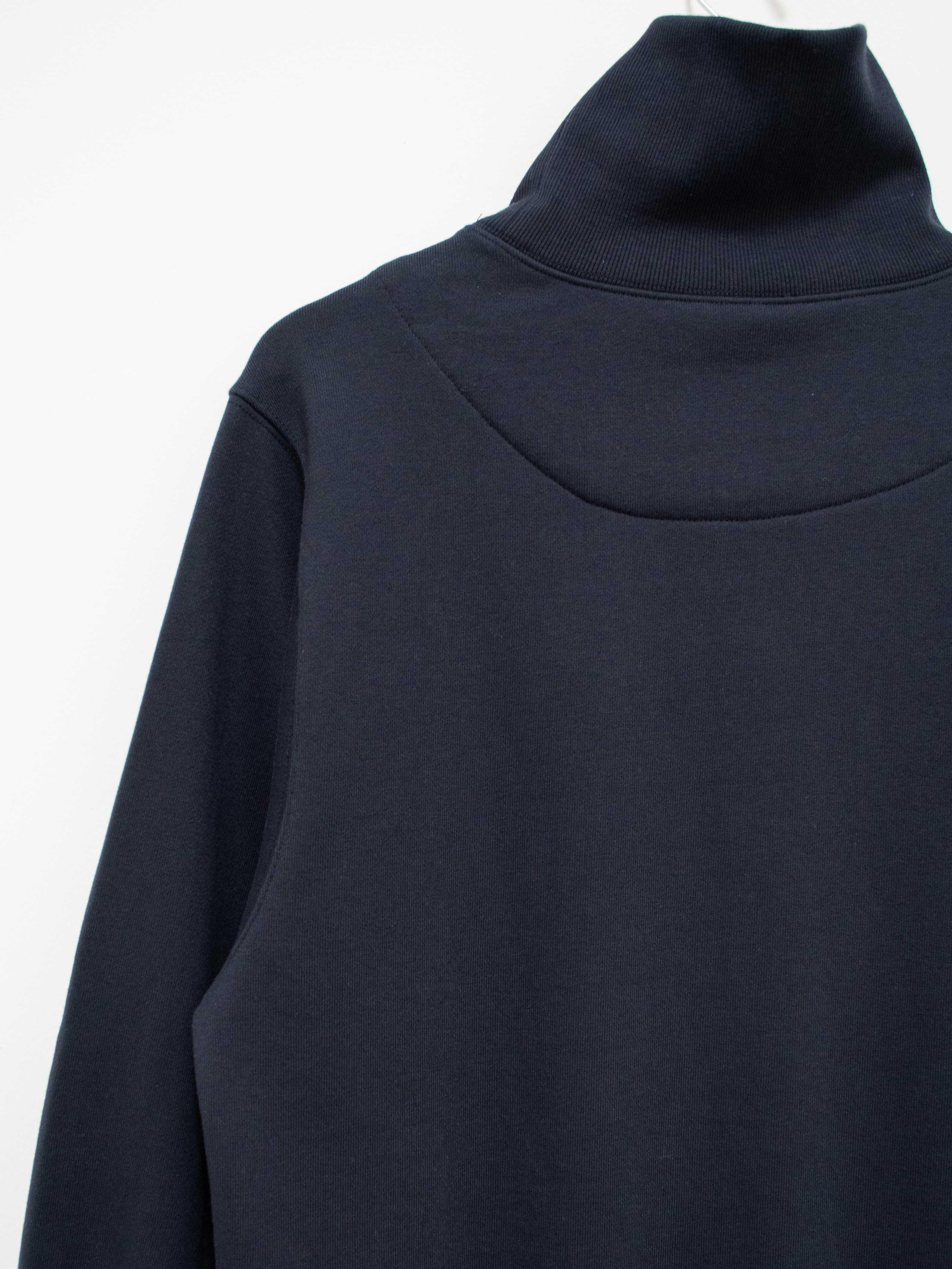 Namu Shop - Document Ribbed Turtleneck Sweat Jersey - Navy
