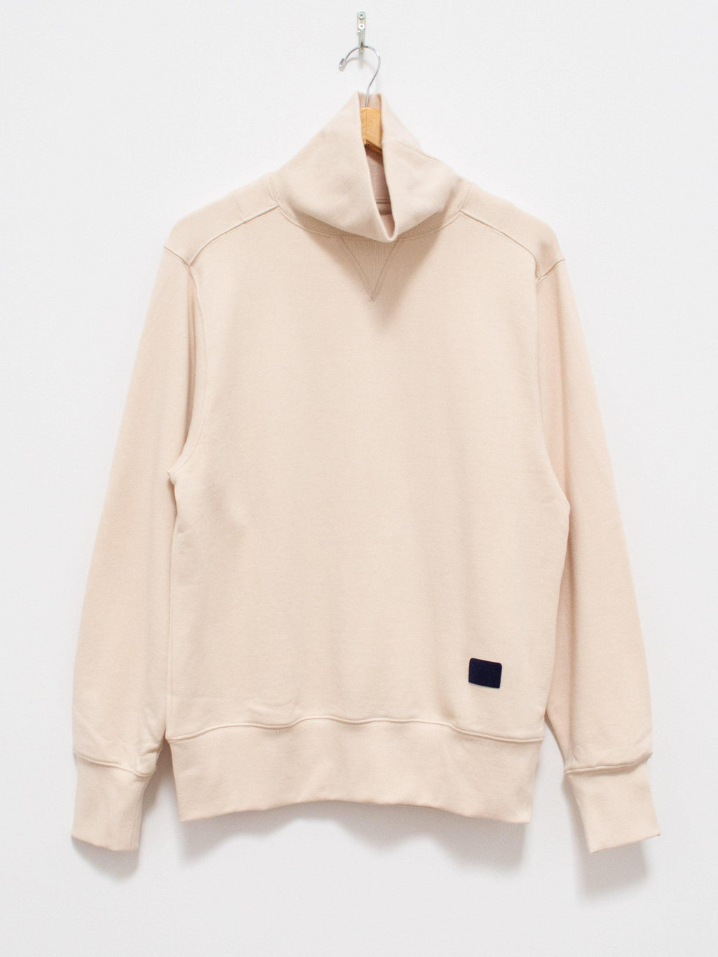 Namu Shop - Document Ribbed Turtleneck Sweat Jersey - Vaseline