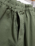 Namu Shop - Document Selvedge Cotton Pajama Pants - Khaki Green