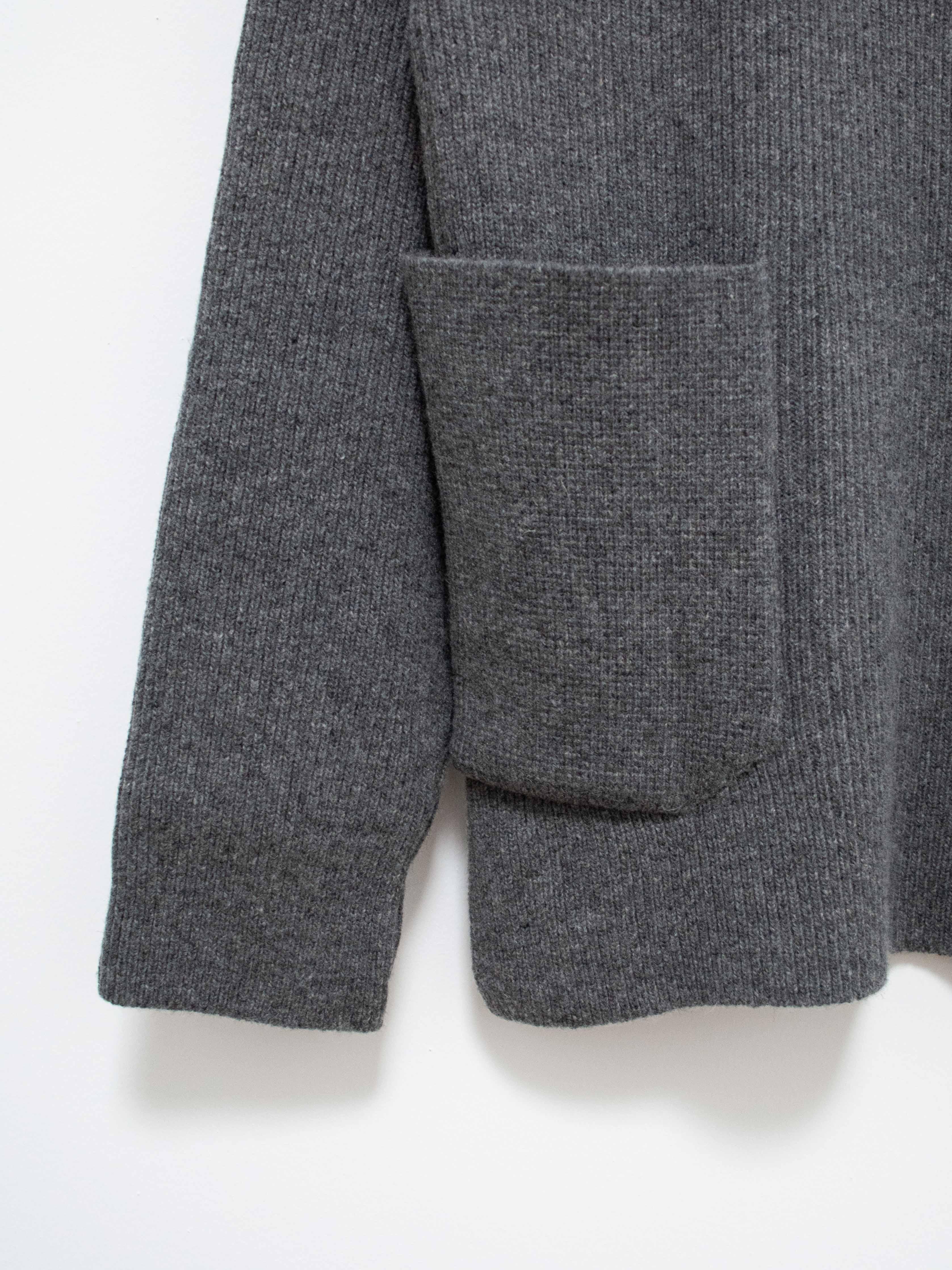 Namu Shop - Document Shirting Jacket Sweater - Gray