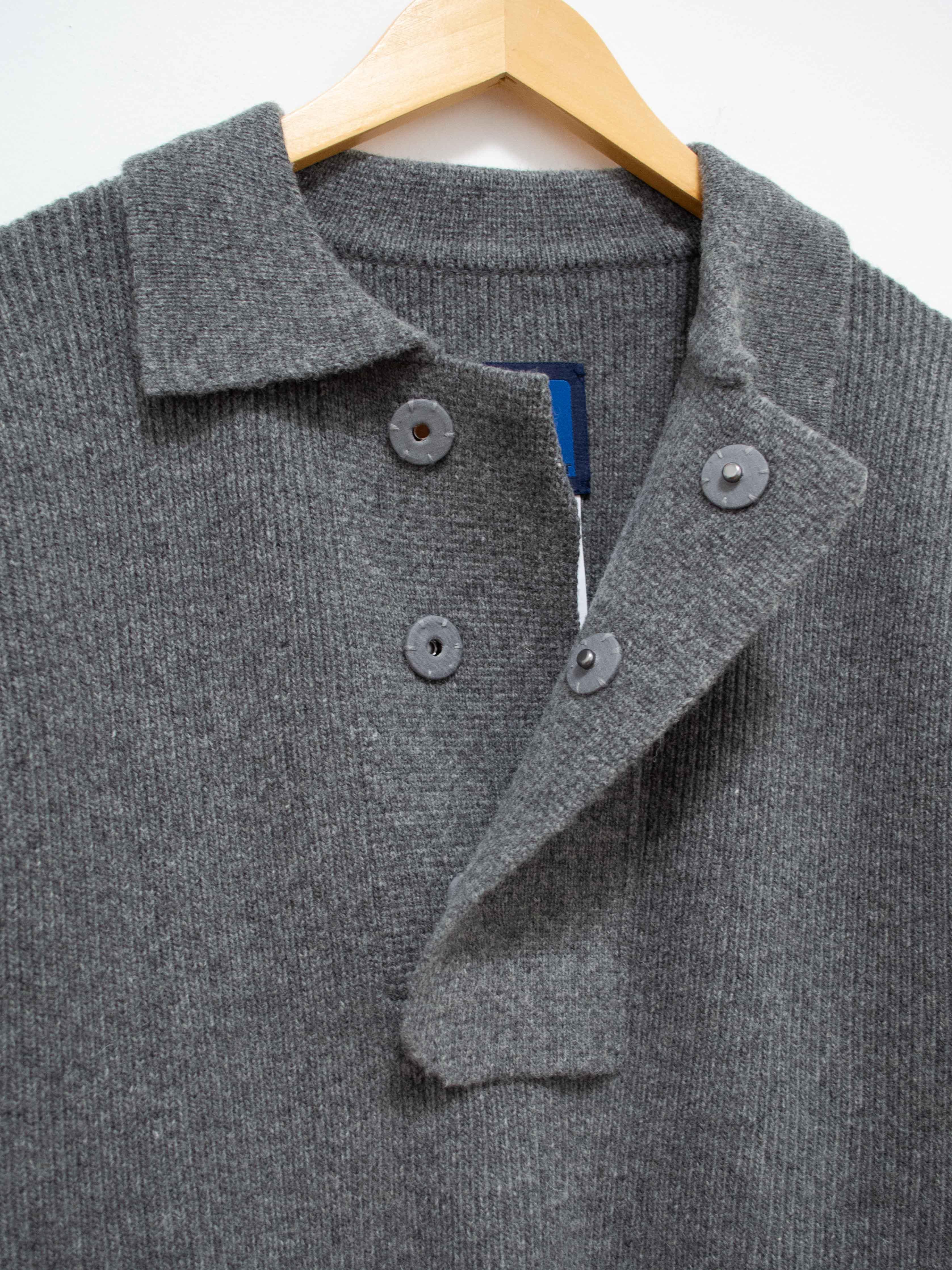 Namu Shop - Document Shirting Jacket Sweater - Gray