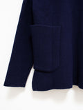 Namu Shop - Document Shirting Jacket Sweater - Navy