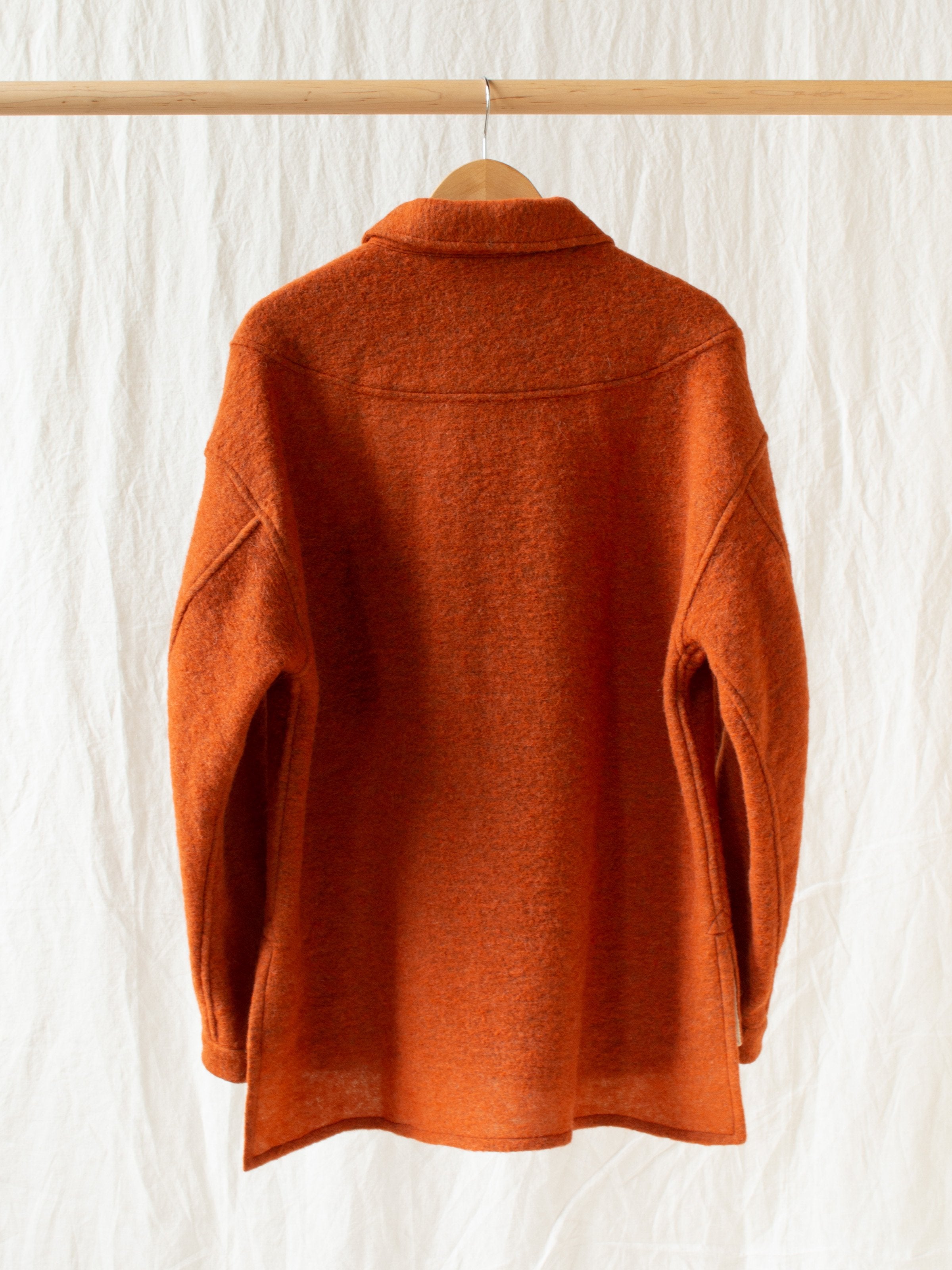 Namu Shop - Document Sliba Wool Shirt - Orange