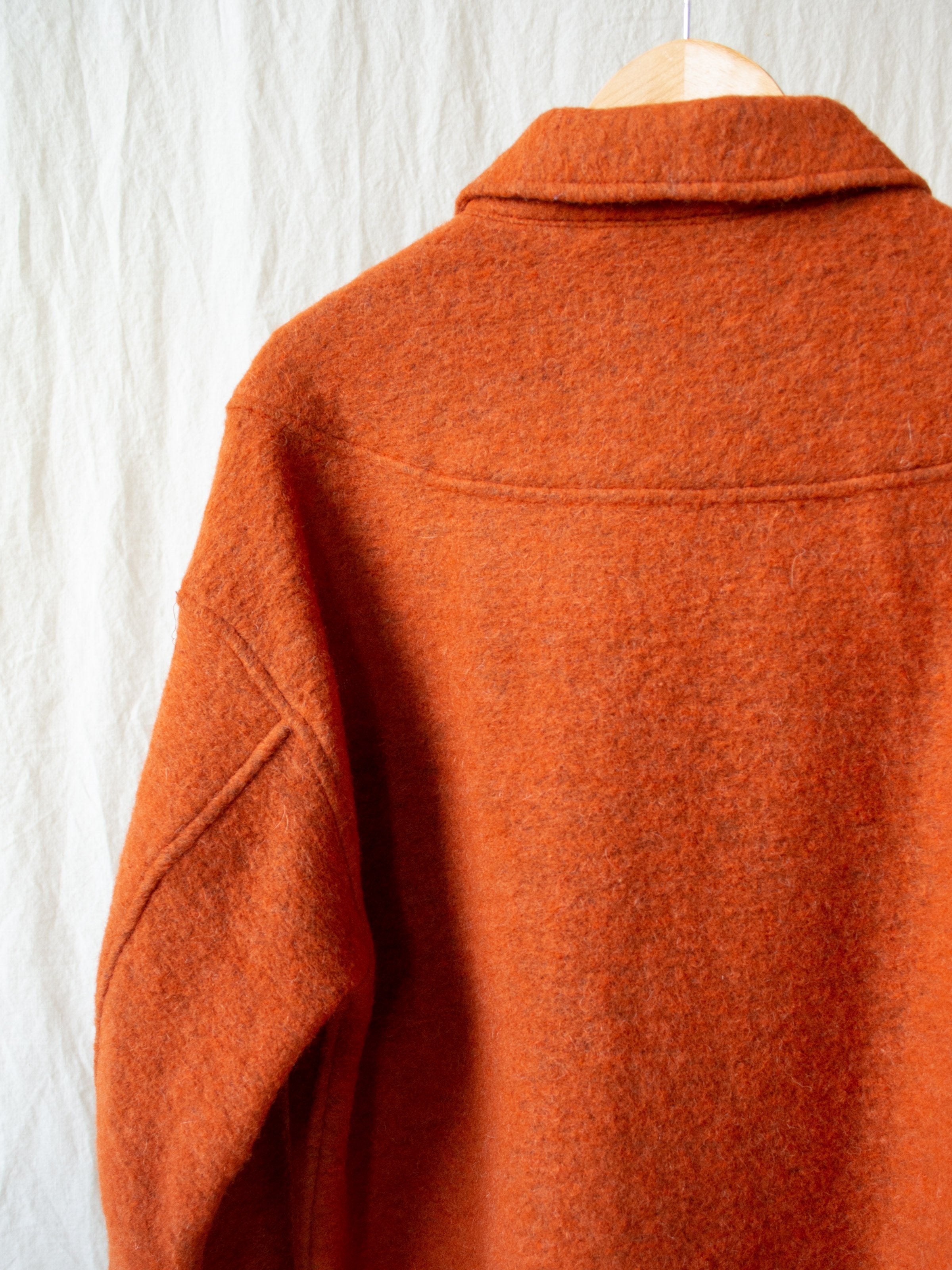 Namu Shop - Document Sliba Wool Shirt - Orange