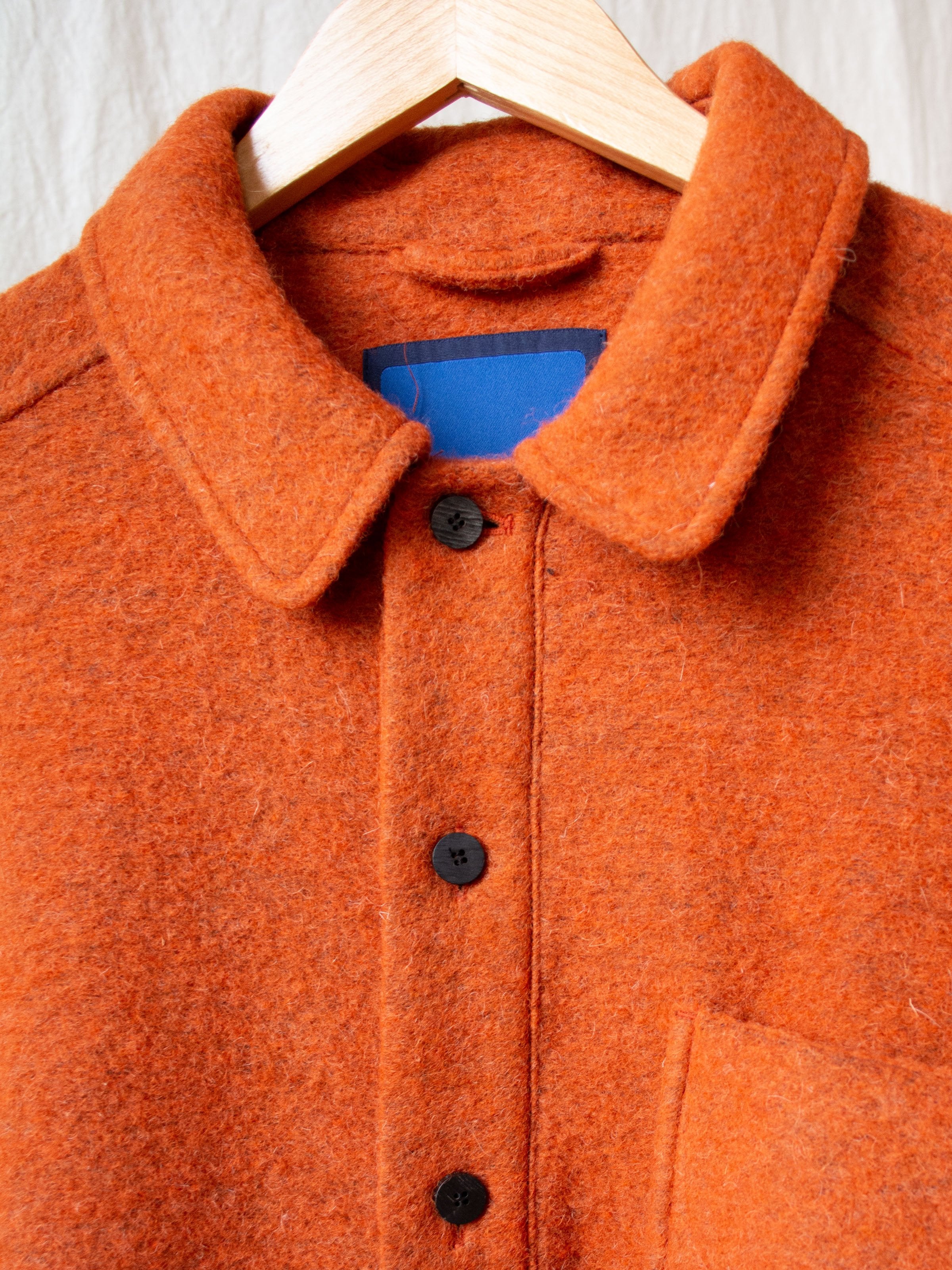Namu Shop - Document Sliba Wool Shirt - Orange
