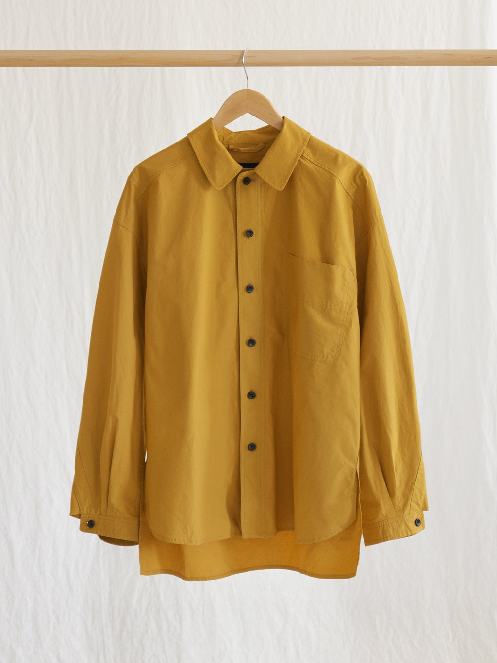 Namu Shop - Document The Document Set Up Shirt - Camel Yellow