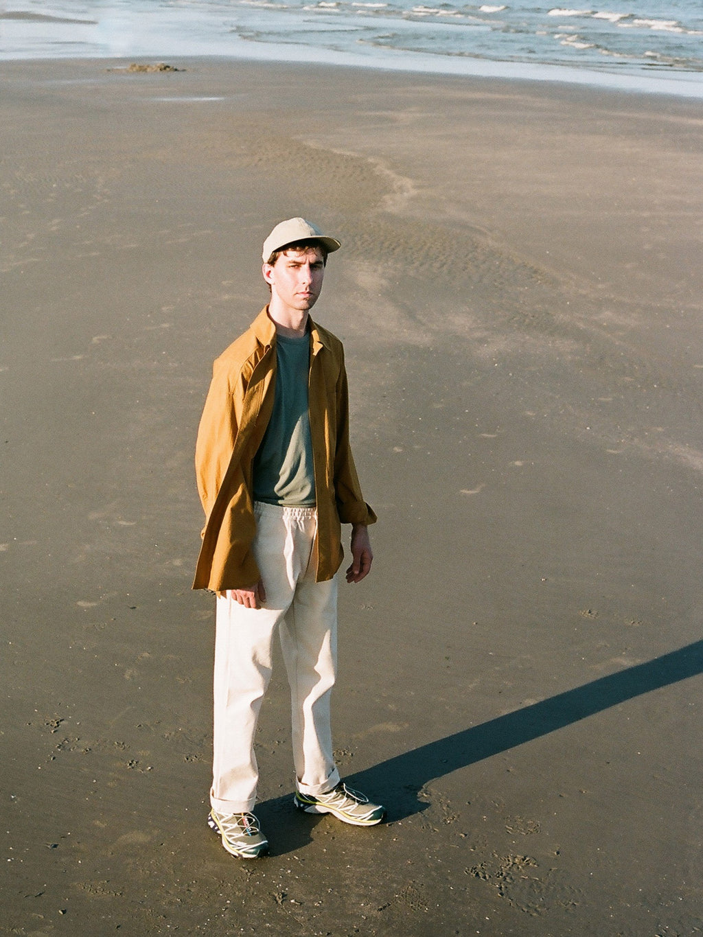 Namu Shop - Document The Document Set Up Shirt - Camel Yellow