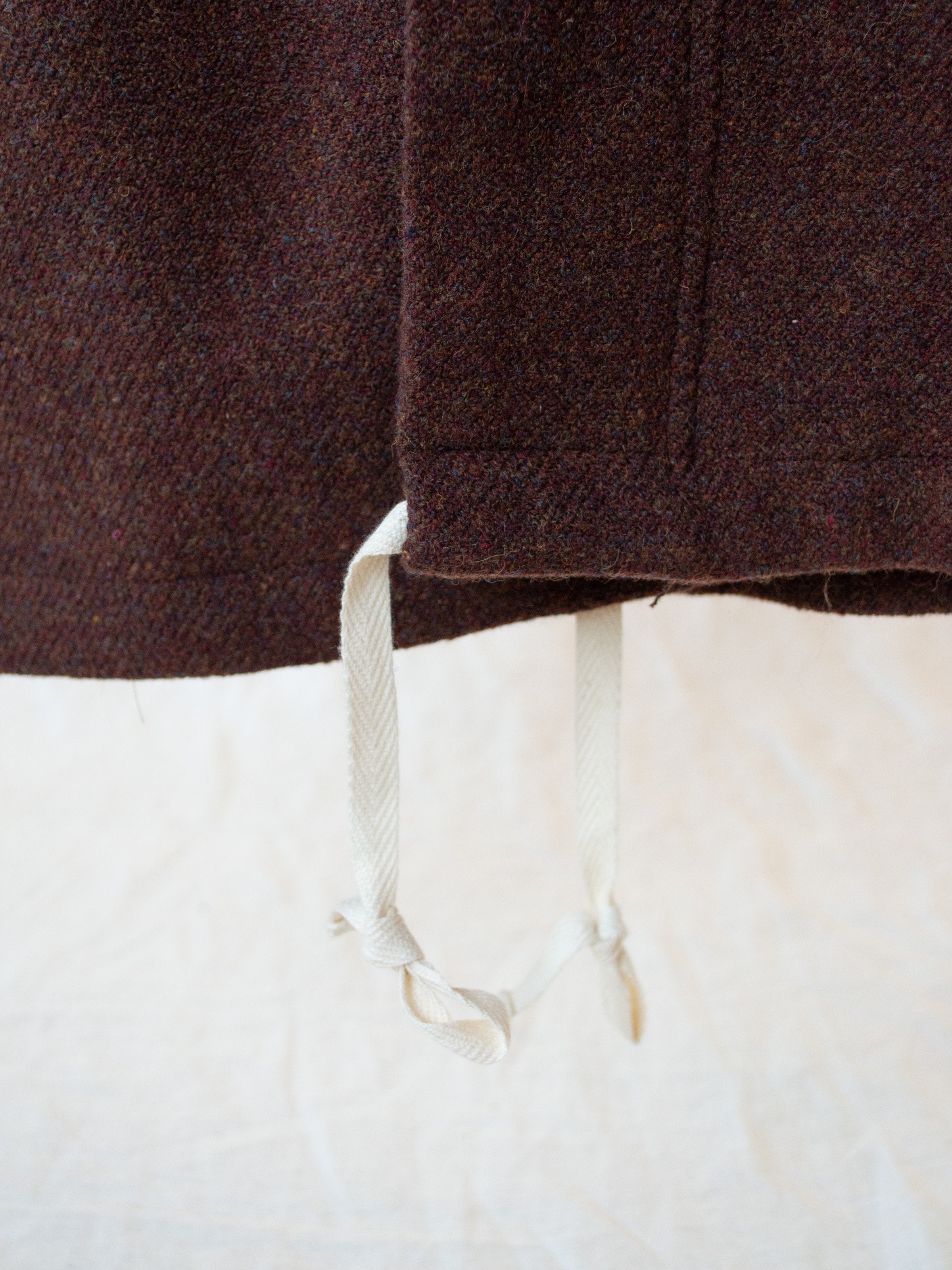 Namu Shop - Document The Document Wool Parka - Brown/Orange