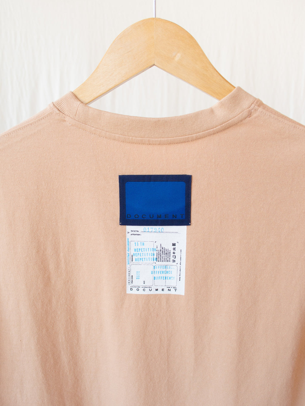 Namu Shop - Document The Documentee - Apricot