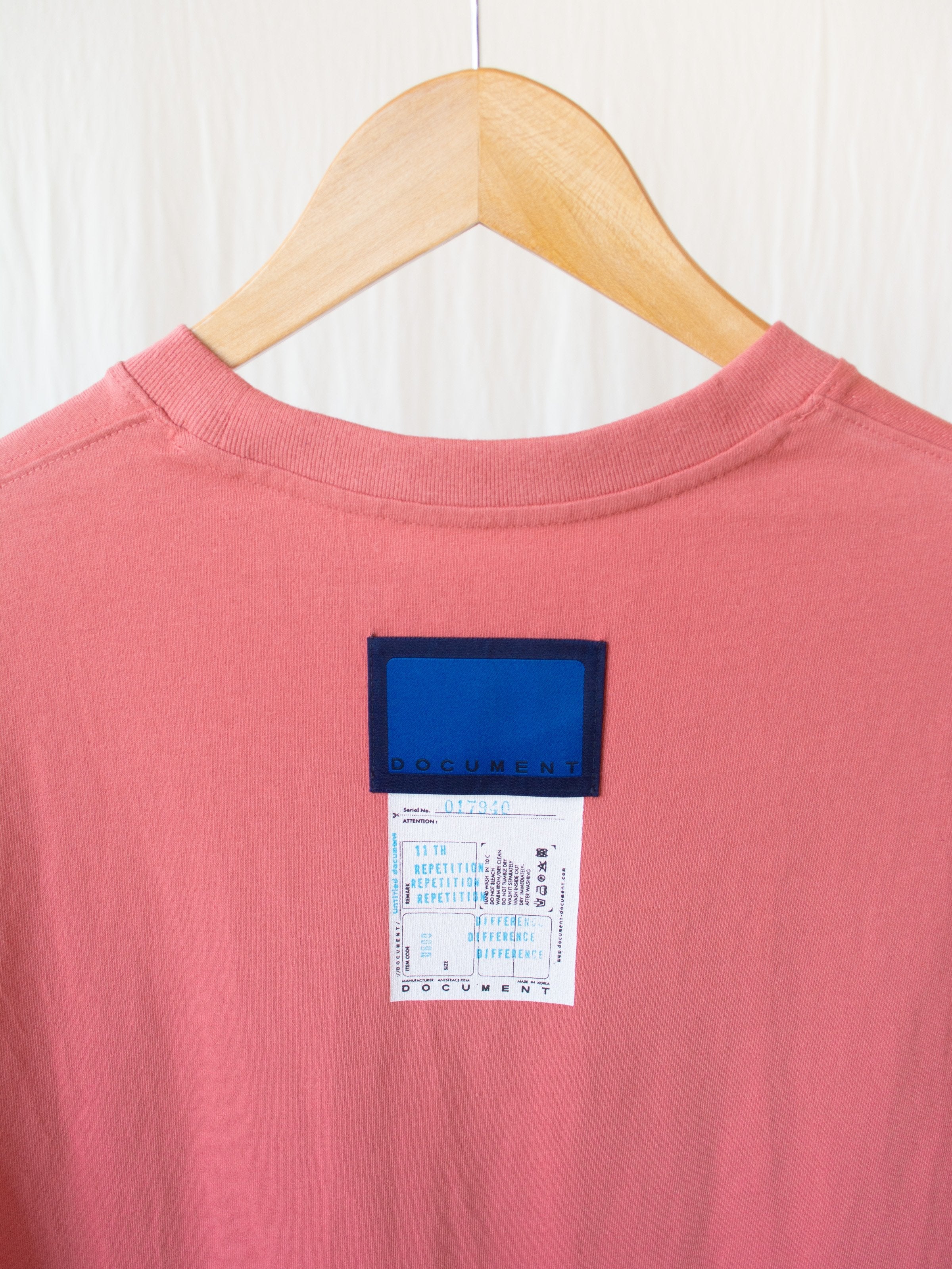 Namu Shop - Document The Documentee - Coral