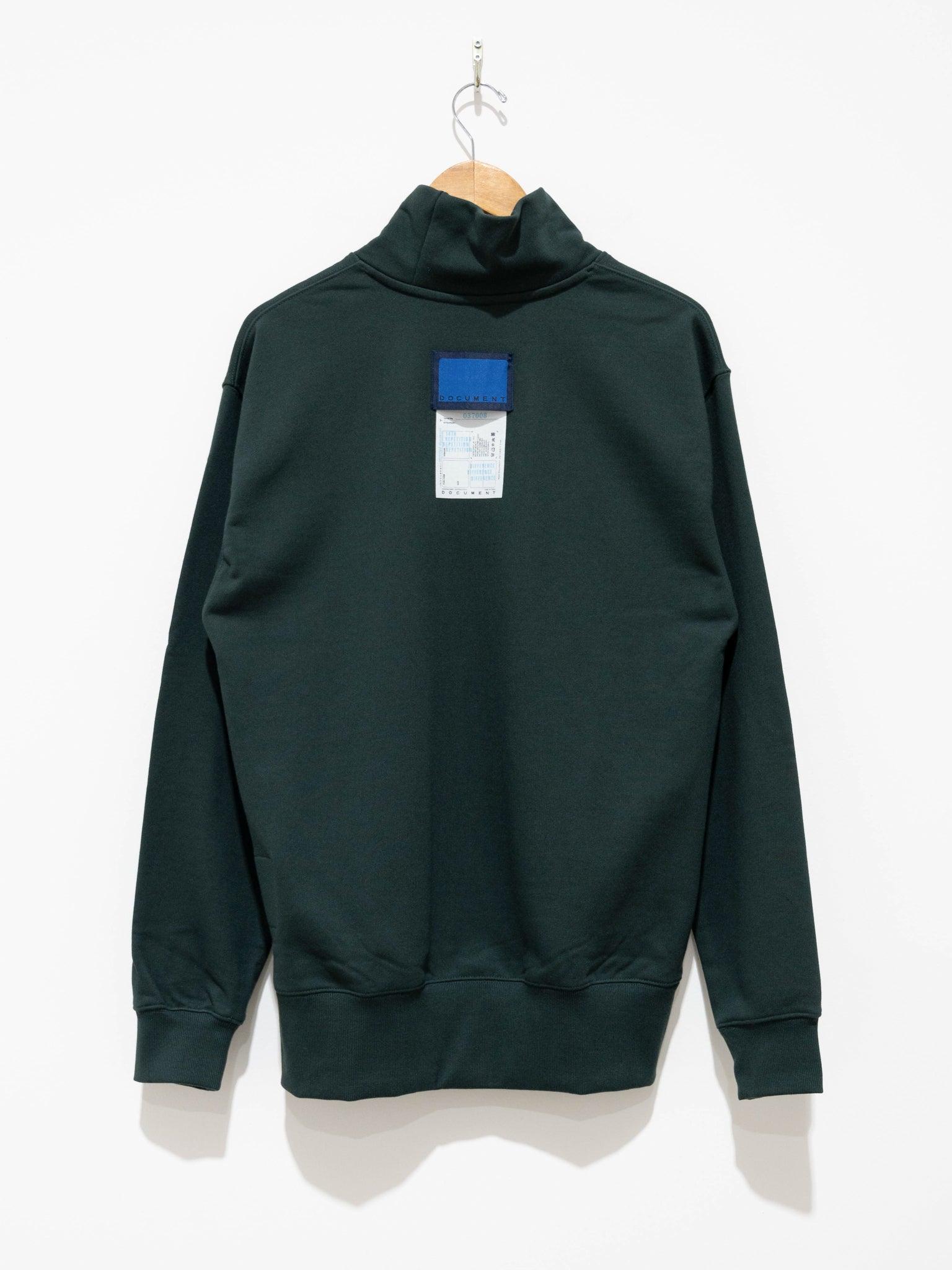 Namu Shop - Document Turtleneck Sweat Jersey - Green