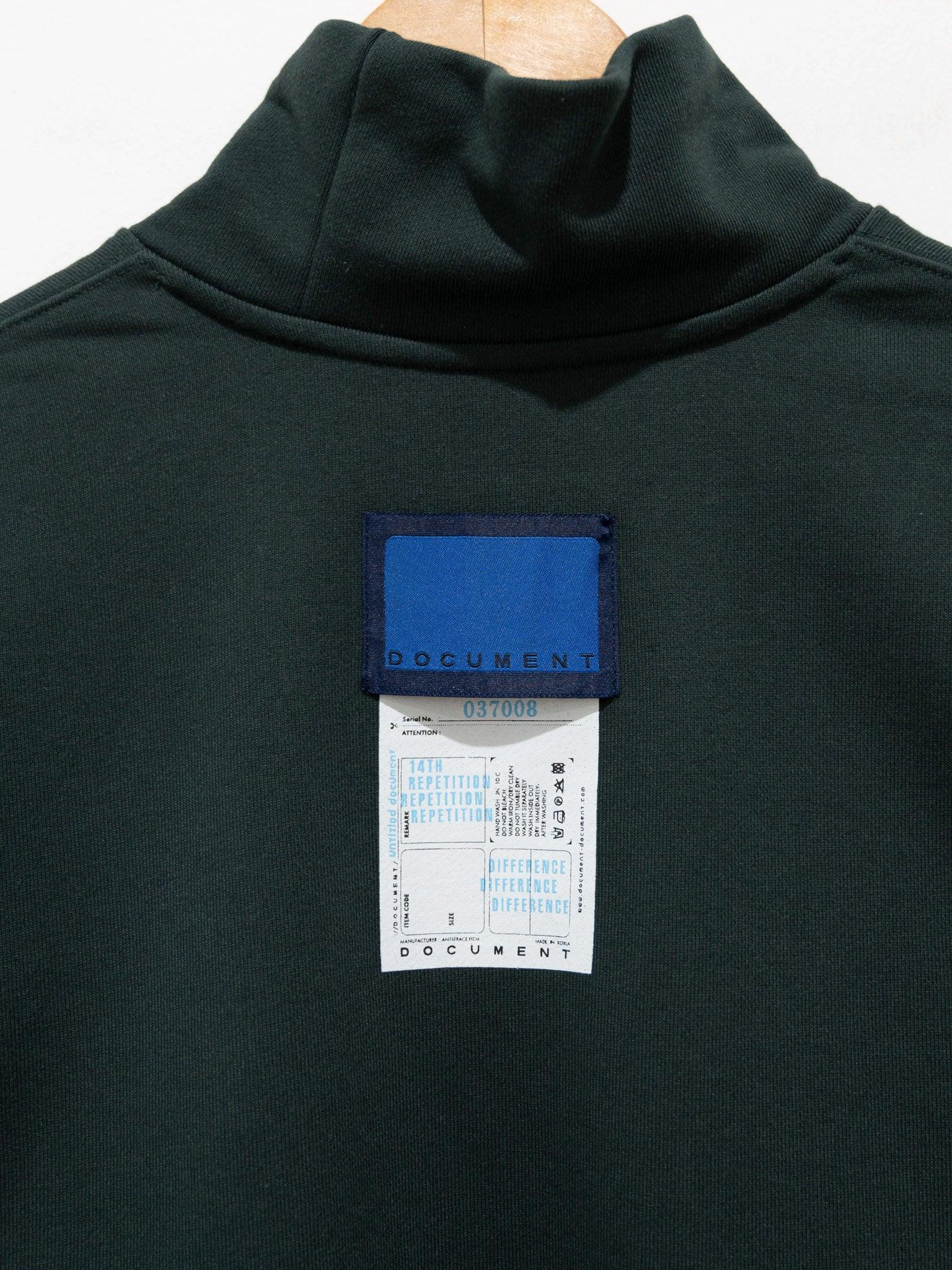 Namu Shop - Document Turtleneck Sweat Jersey - Green