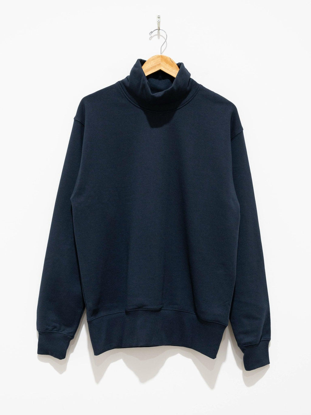 Namu Shop - Document Turtleneck Sweat Jersey - Navy