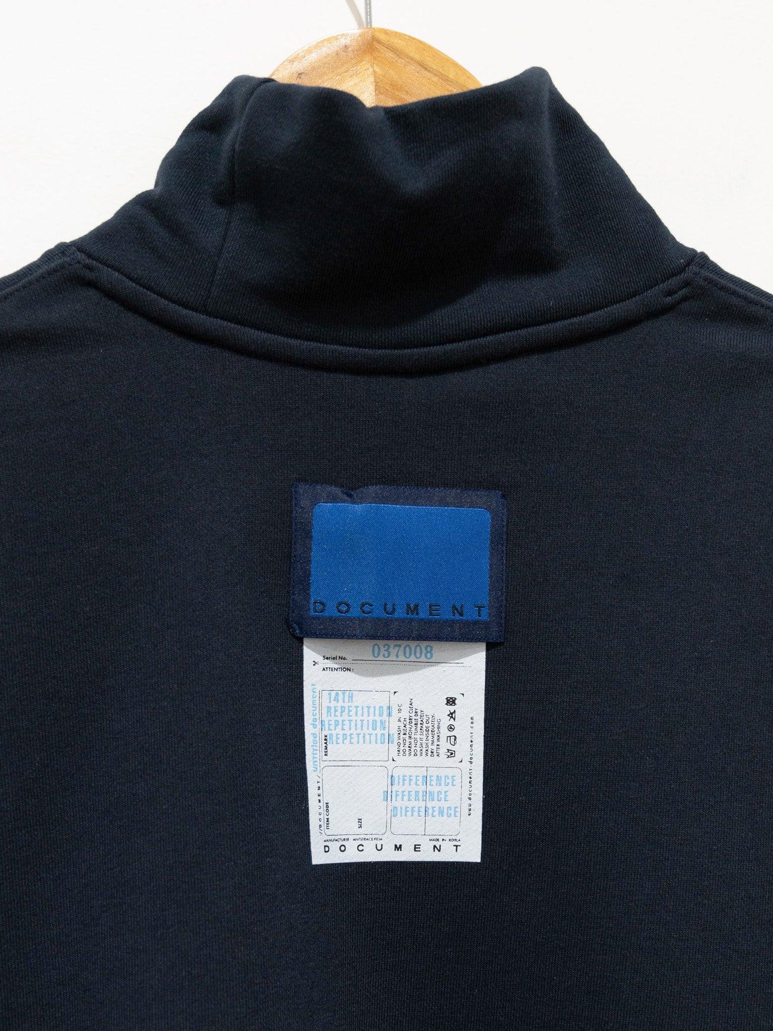 Namu Shop - Document Turtleneck Sweat Jersey - Navy